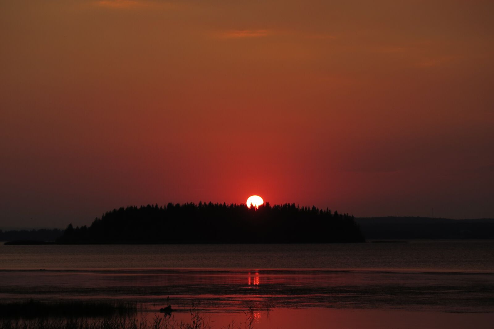Canon PowerShot G15 sample photo. Sunset, norrbotten, sweden photography