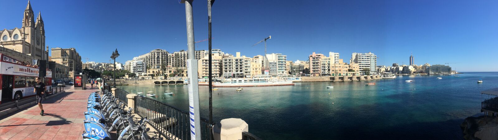iPhone SE back camera 4.15mm f/2.2 sample photo. Malta, sea, summer photography