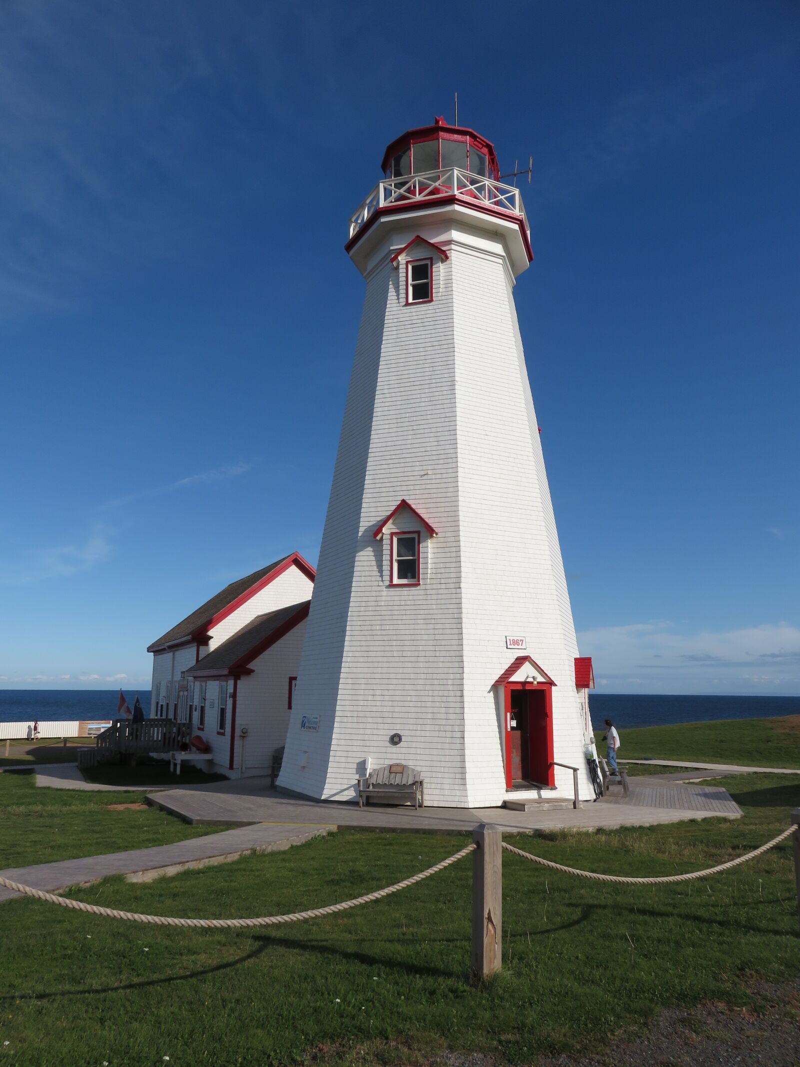 Canon PowerShot SX700 HS sample photo. Lighthouse, pei, ocean photography