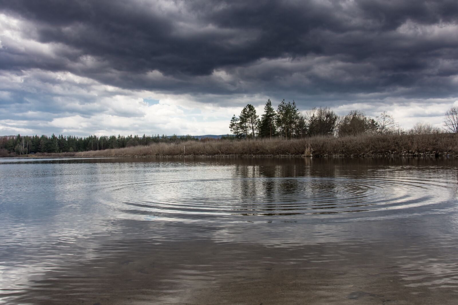 Nikon D7200 sample photo. Lake, storm, nature photography