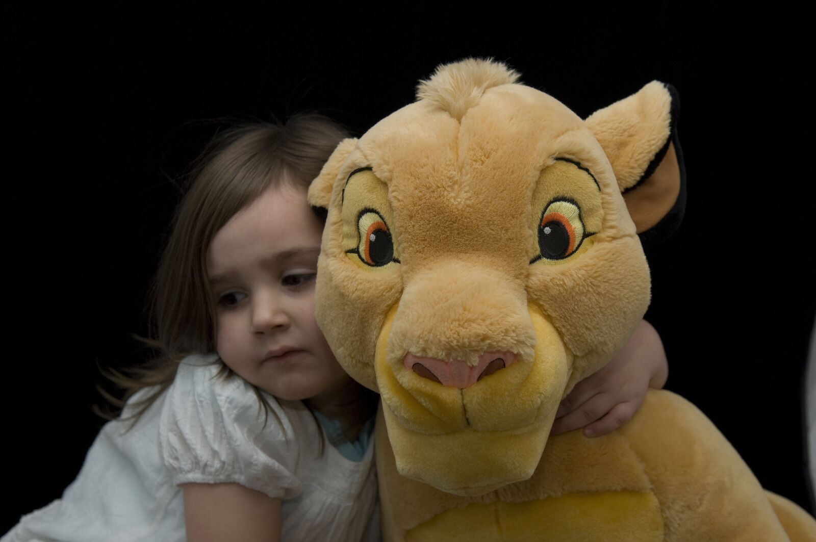 Nikon D2X sample photo. Simba, lion king, plush photography