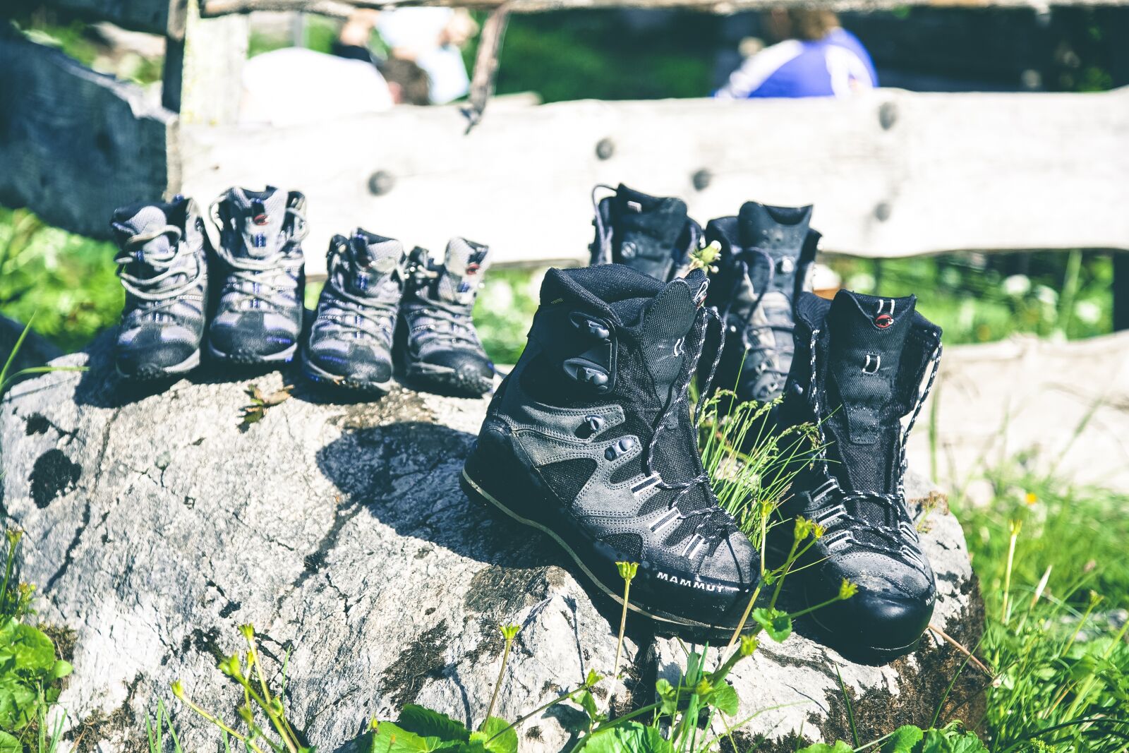 Canon EOS 5D + Canon EF 24-105mm F4L IS USM sample photo. Boots, footwear, rocks photography