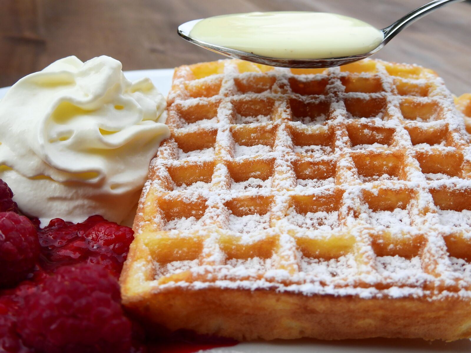 Nikon Coolpix P900 sample photo. Waffles, belgian, belgischewaffel photography