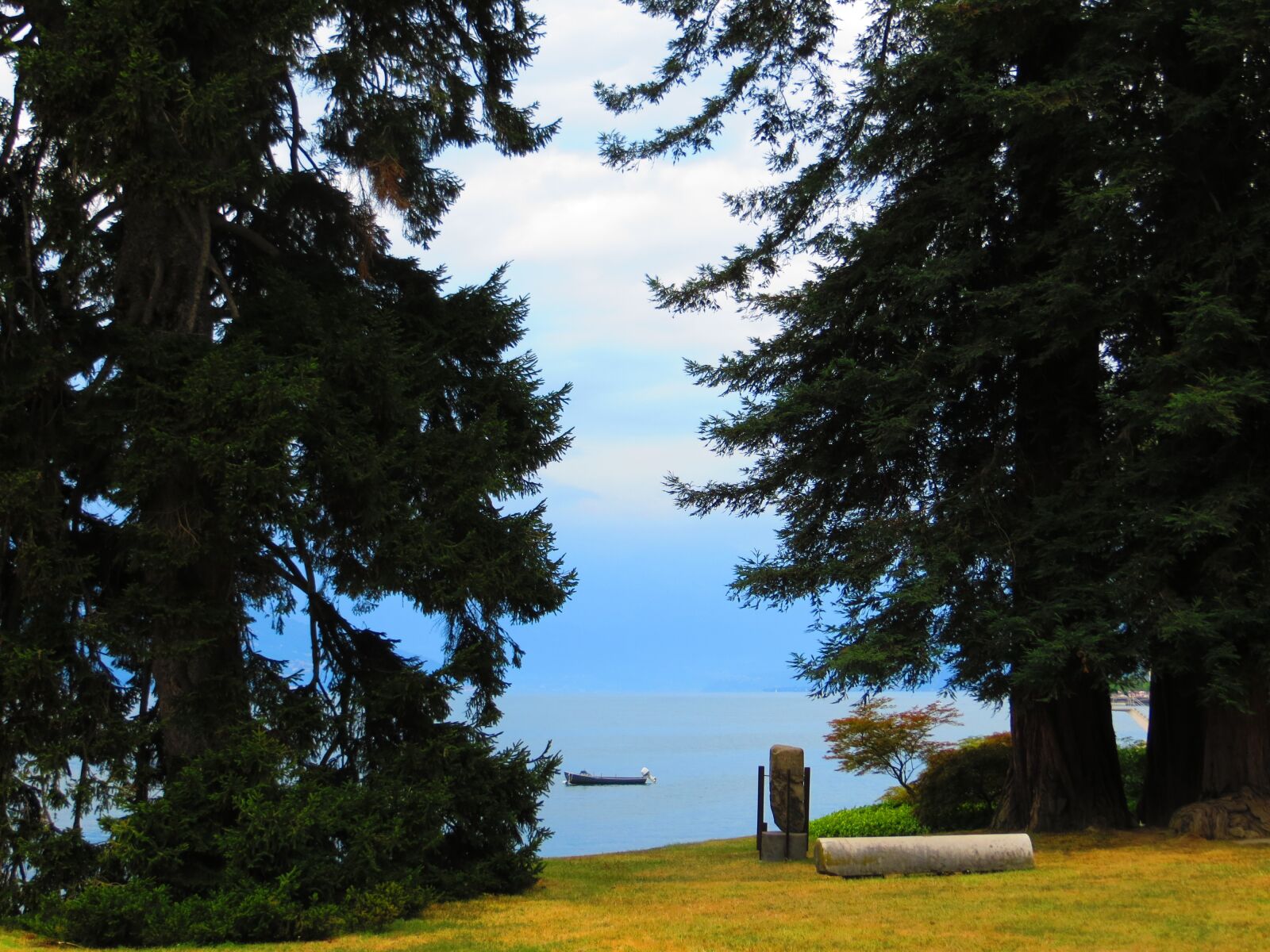 Canon PowerShot SX260 HS sample photo. Come, lake, garden photography