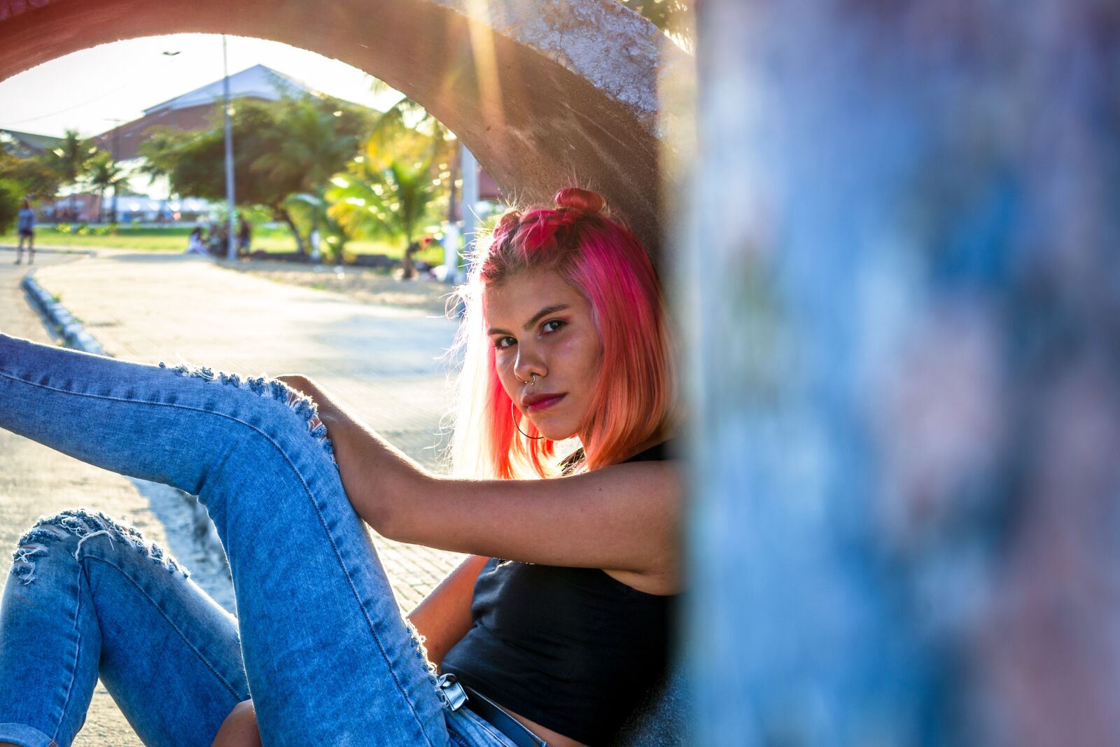 Nikon D3100 sample photo. Girl, street, woman photography