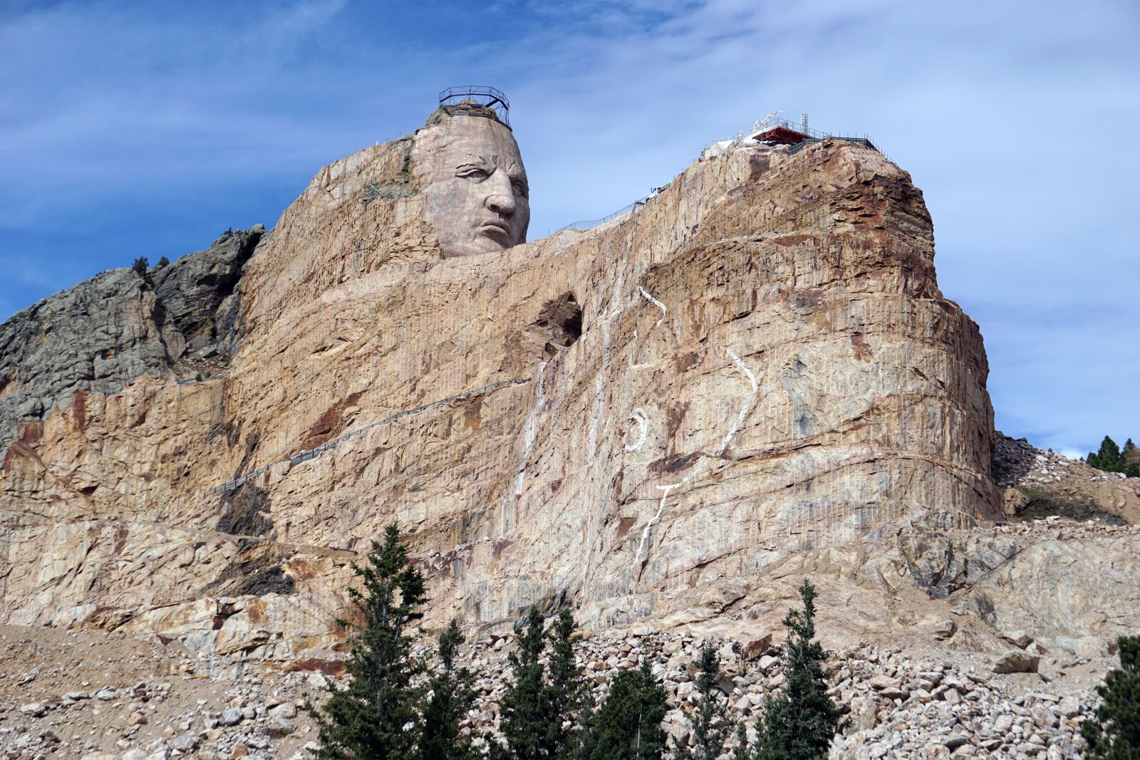 Sony E 55-210mm F4.5-6.3 OSS sample photo. Crazy horse memorial, native photography