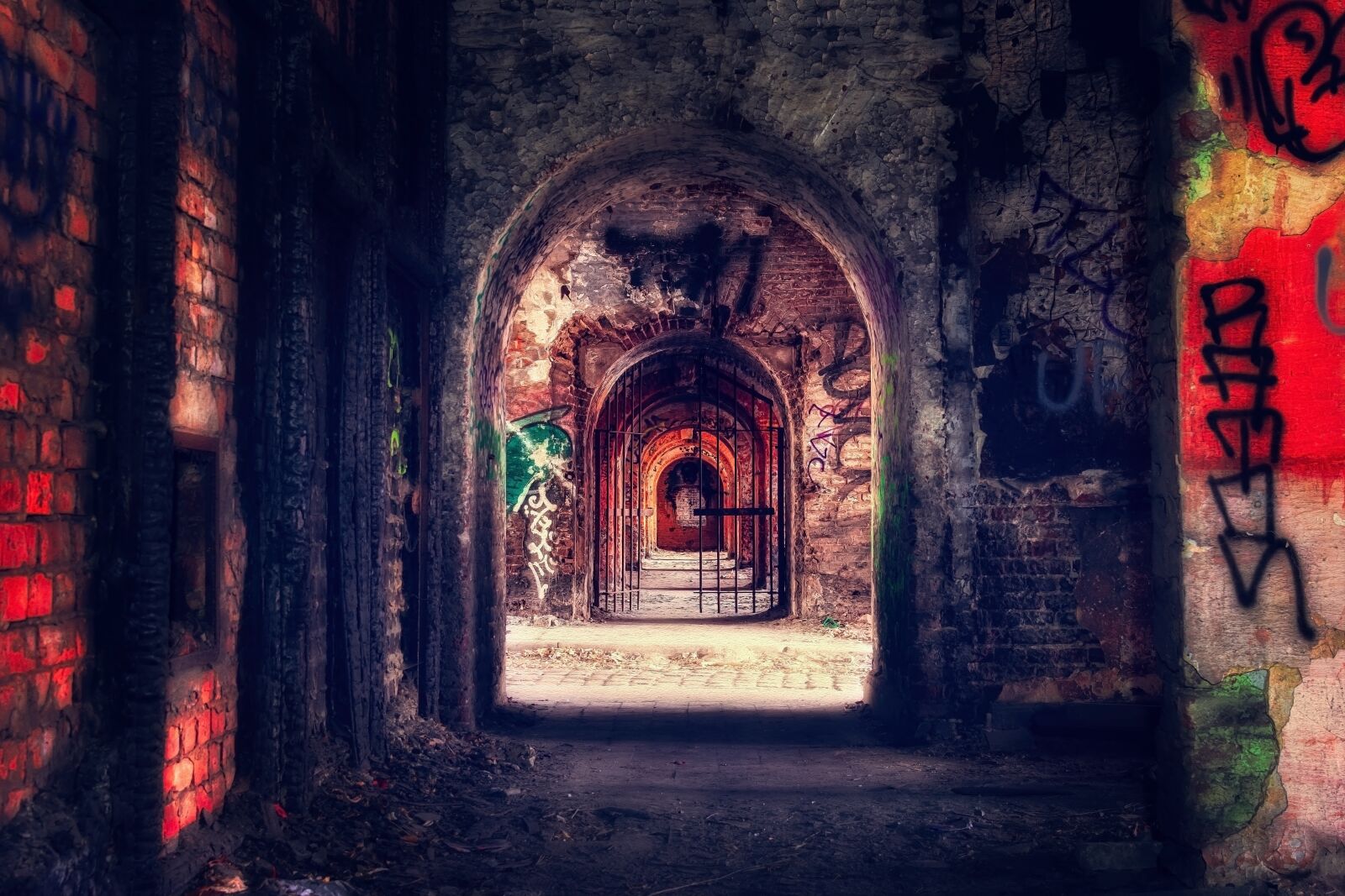 Nikon D3300 sample photo. Crypt, catacombs, vault photography