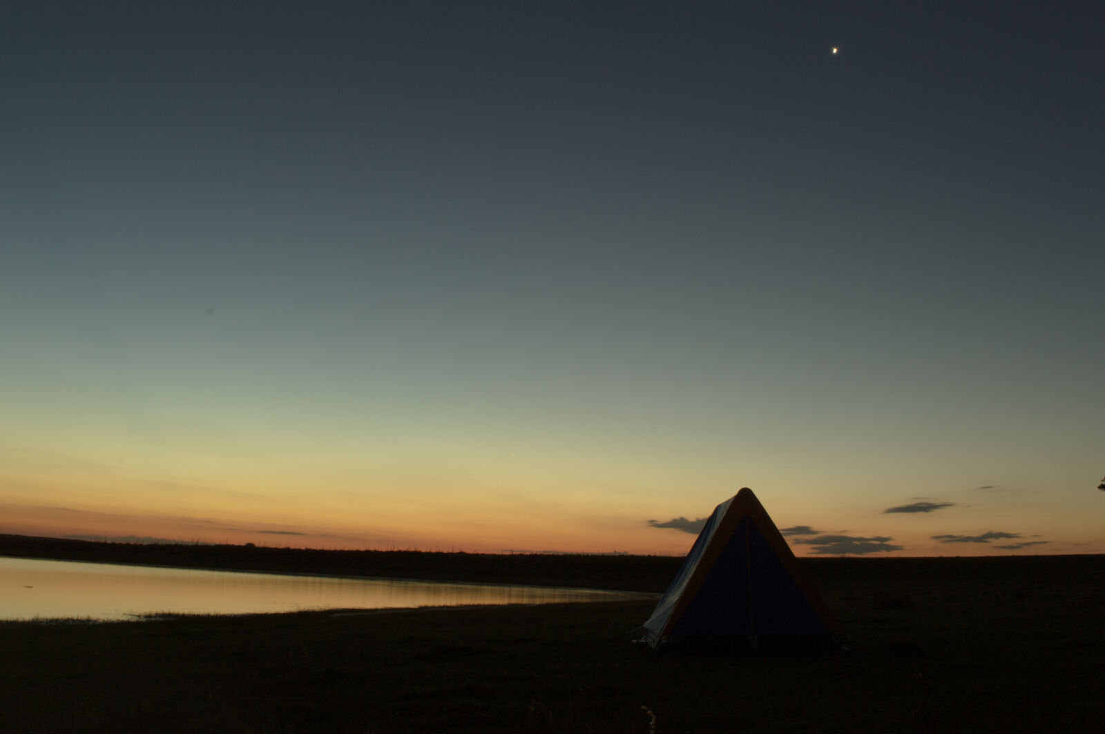 Nikon D3200 sample photo. Camp, hut, sunset photography