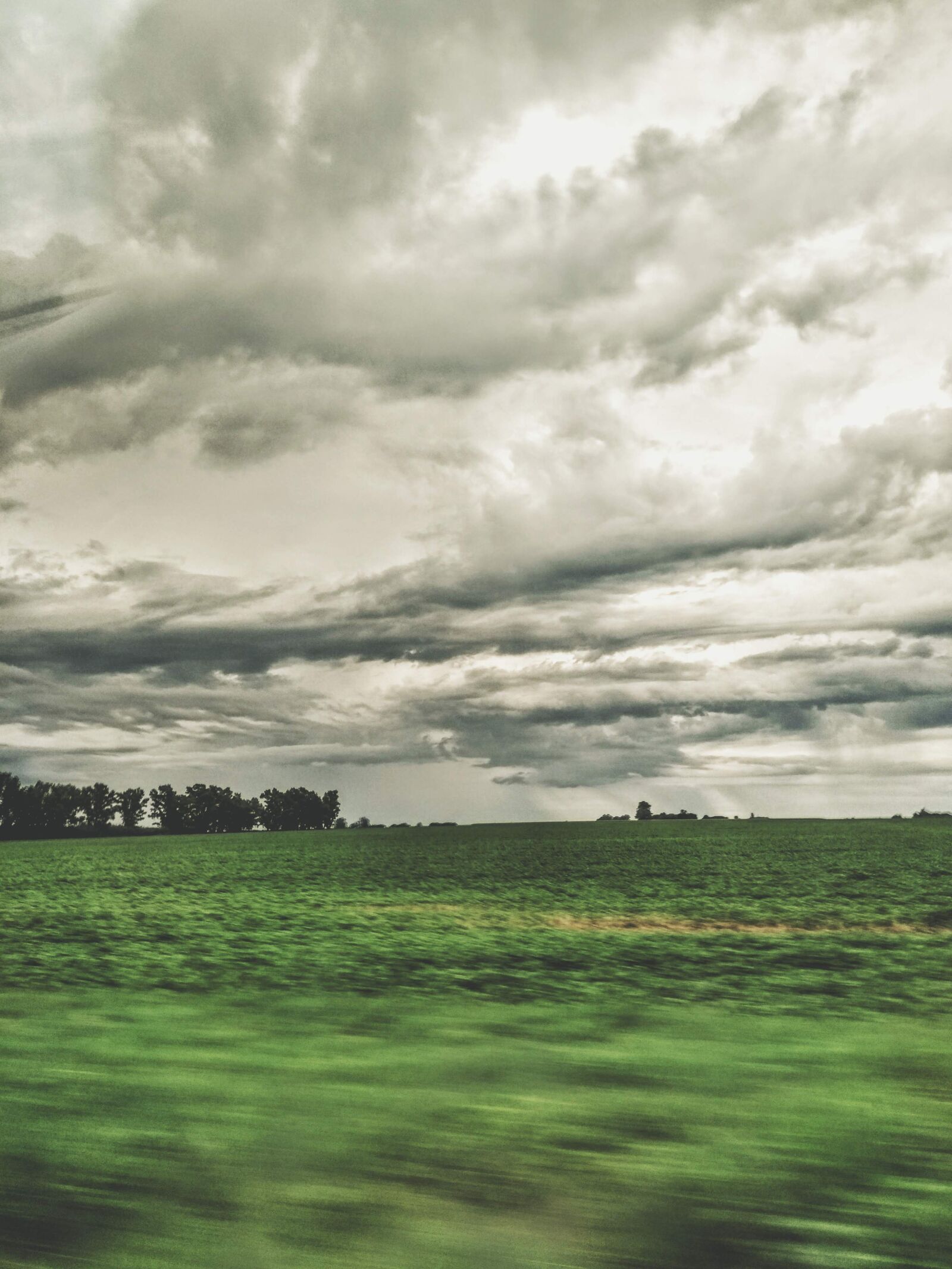 Motorola Moto G (5th Gen) sample photo. Field, clouds, rain photography