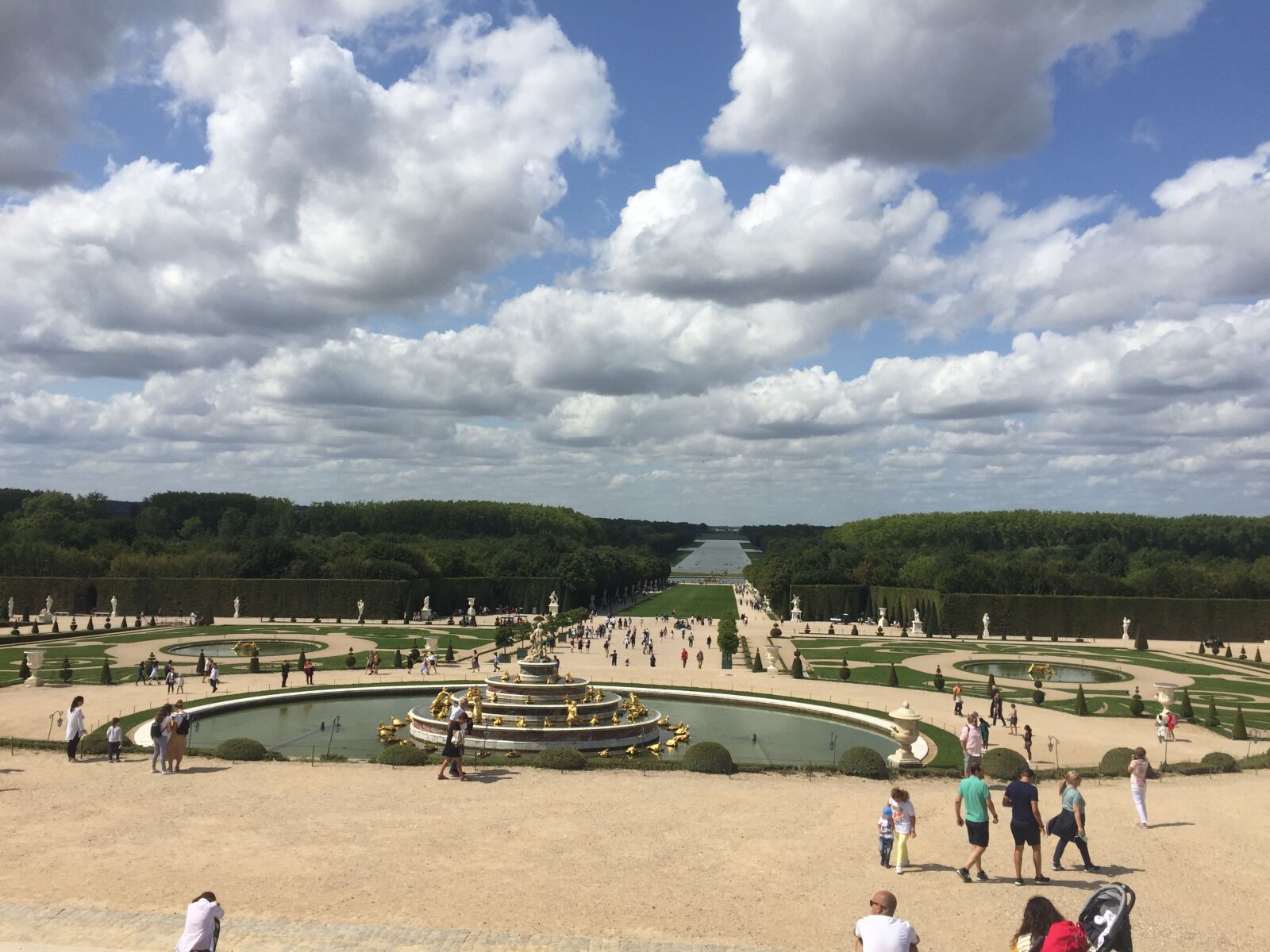 iPhone 6 back camera 4.15mm f/2.2 sample photo. Versailles, park, ludwig 14 photography