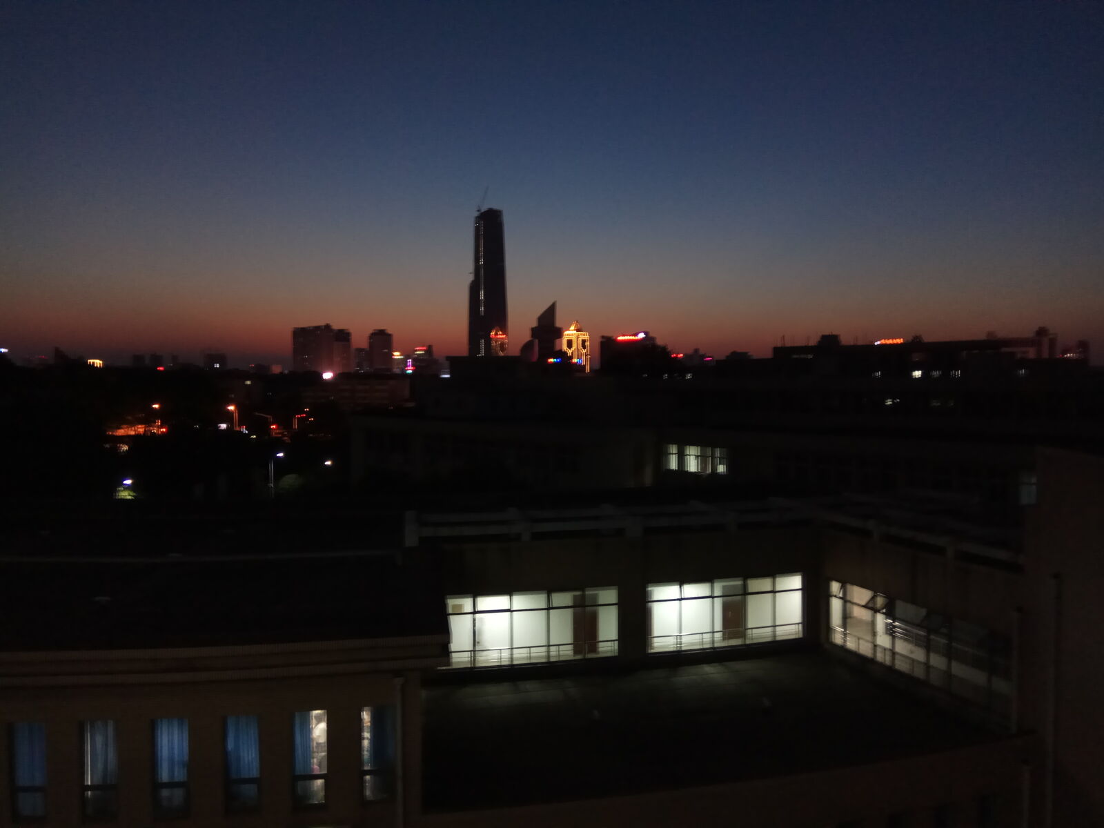 Xiaomi Redmi Note 4 sample photo. Night, quiet, small, town photography