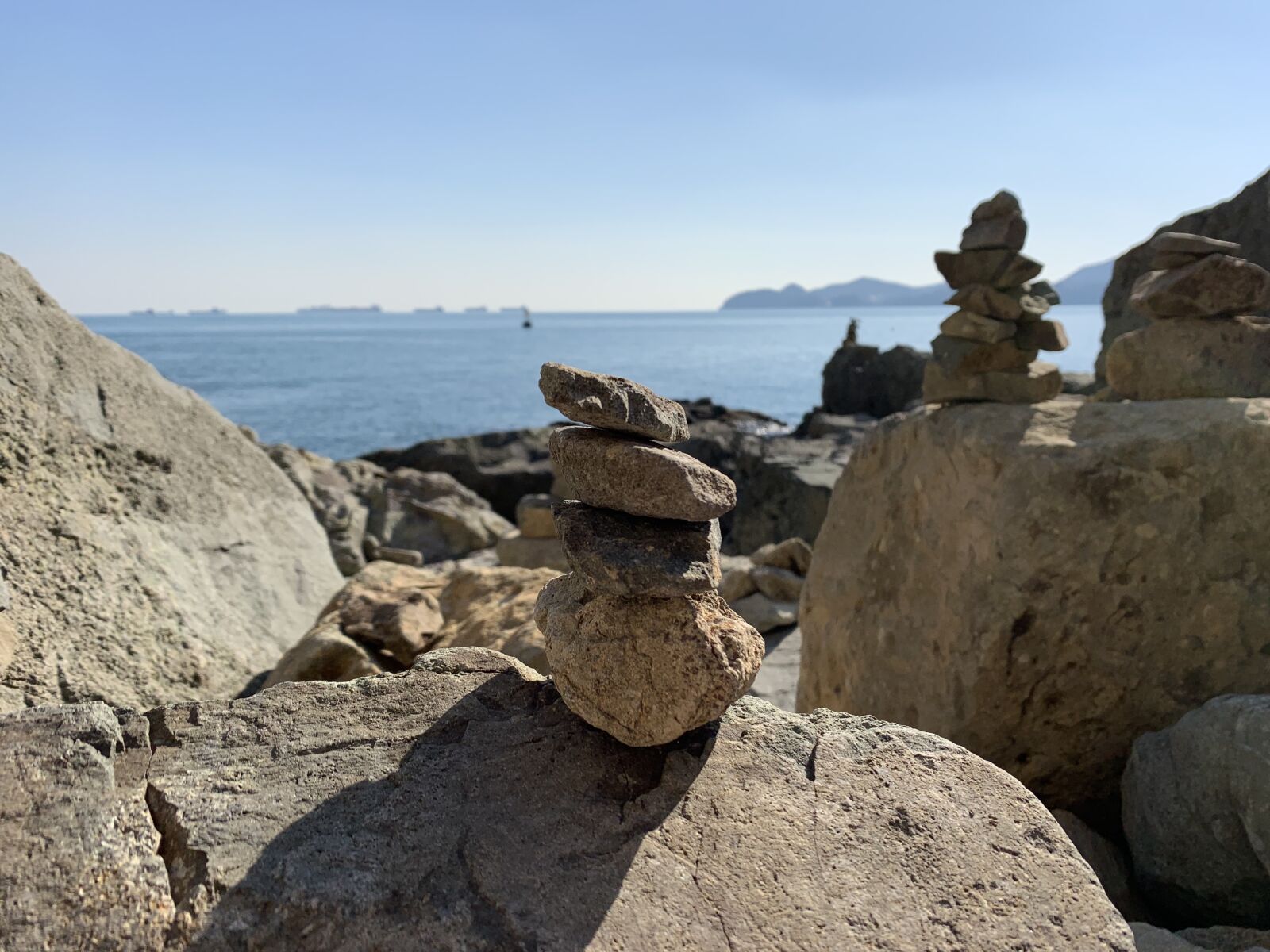 Apple iPhone XR sample photo. Nature, stone tower, stone photography