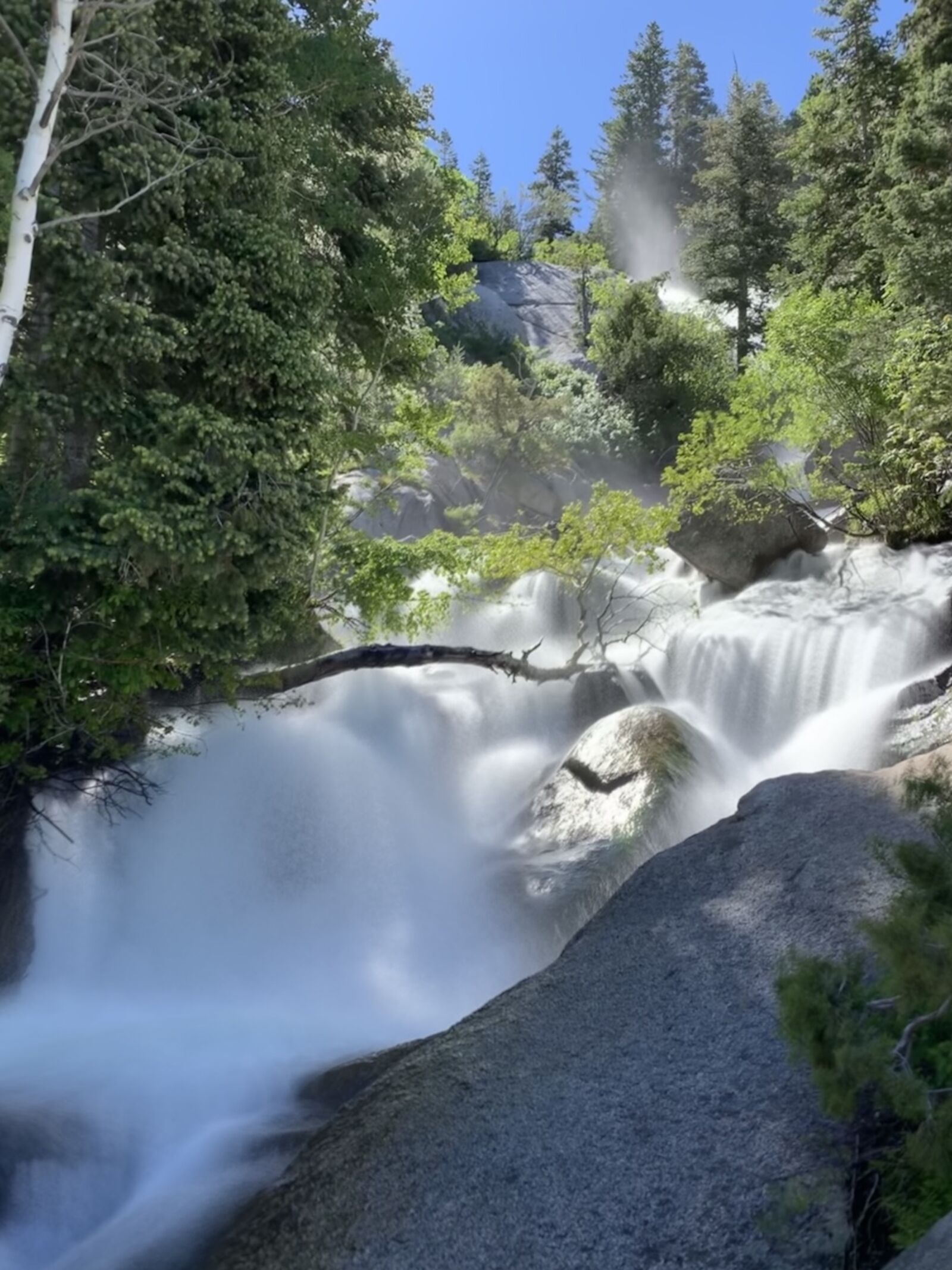 Apple iPhone XR sample photo. Bells canyon, waterfall, utah photography