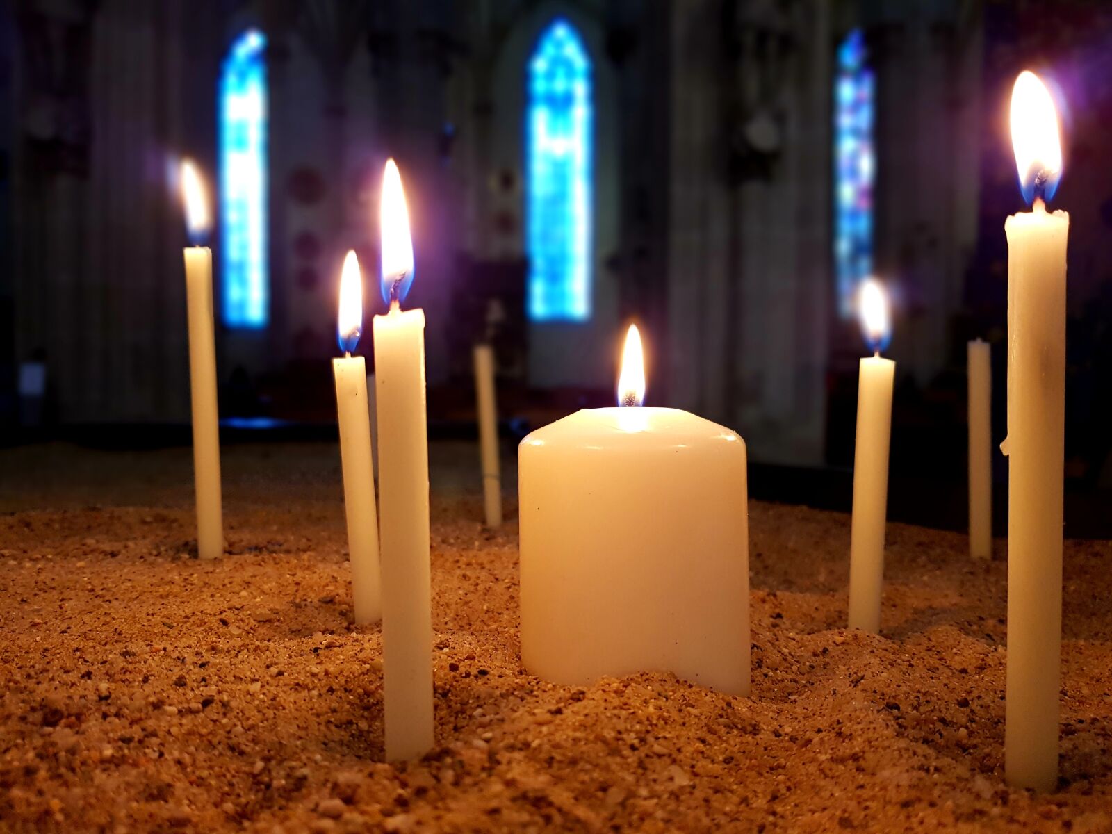 Samsung Galaxy S7 Edge sample photo. Candle, prayer, commemorate photography