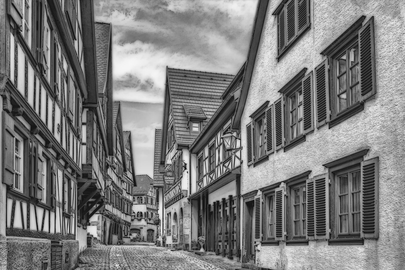 Sony a6000 + Sony E PZ 18-105mm F4 G OSS sample photo. Schiltach, black forest, black photography