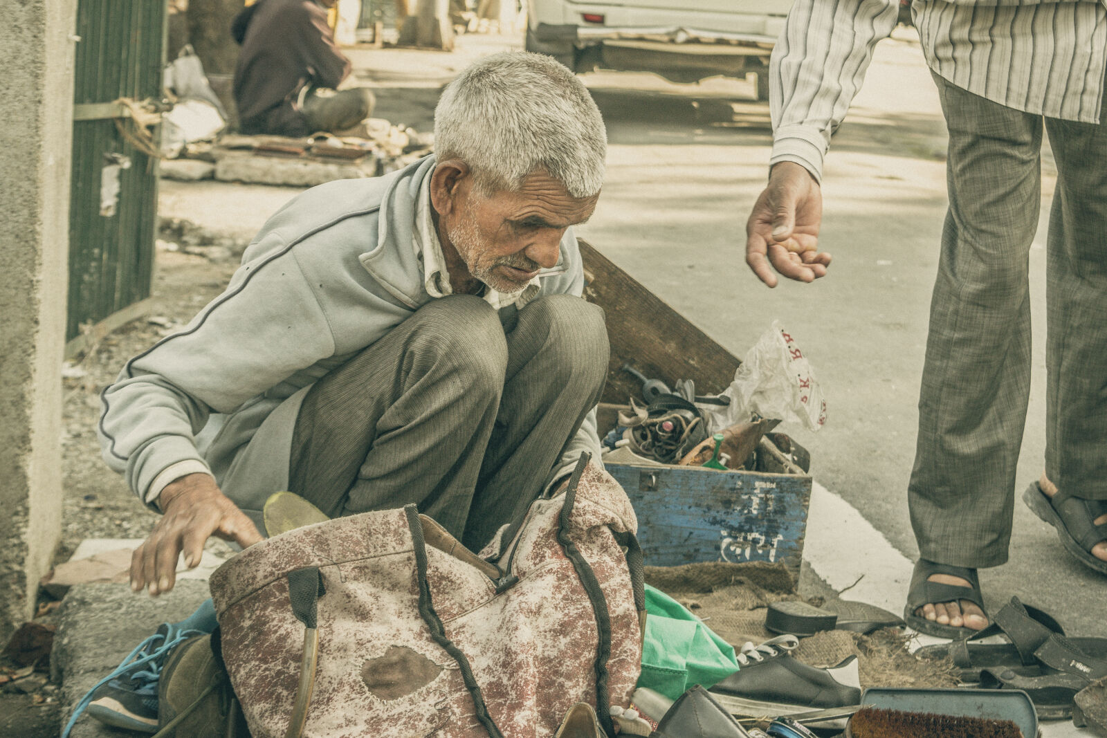 Nikon D3300 sample photo. India, poor, street photography