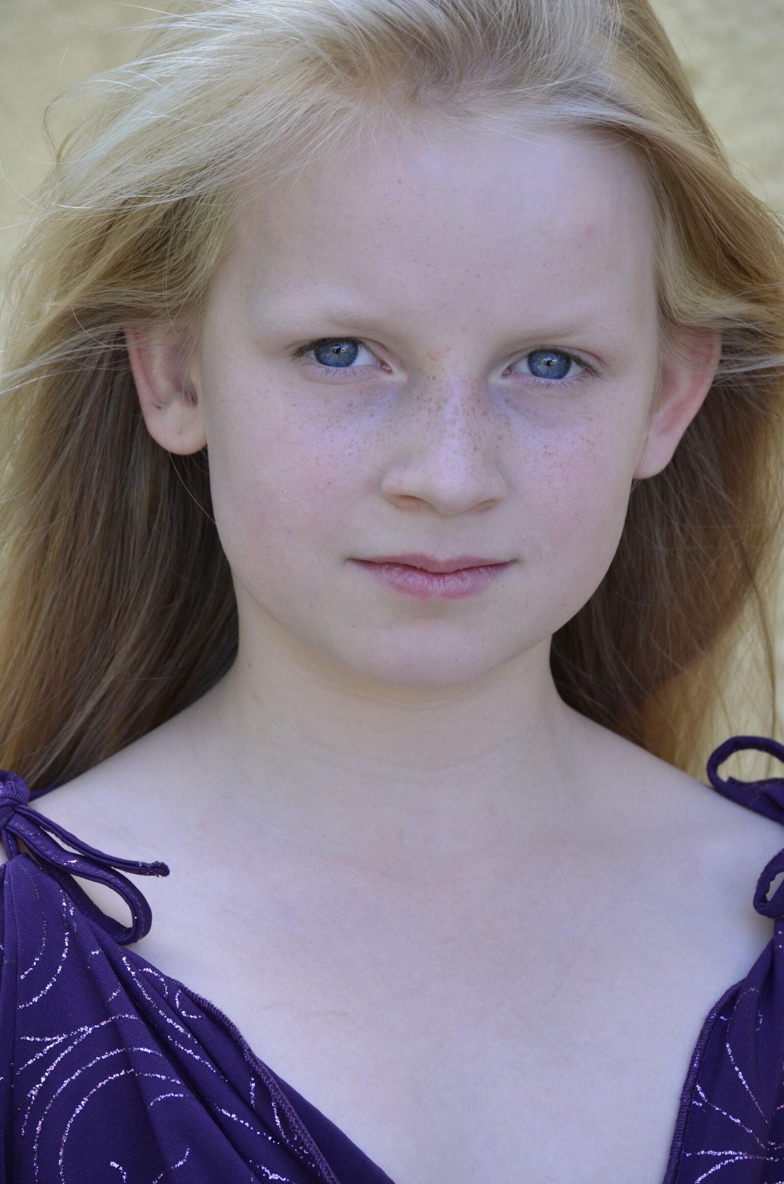 Nikon D5100 sample photo. Girl, freckles, close up photography