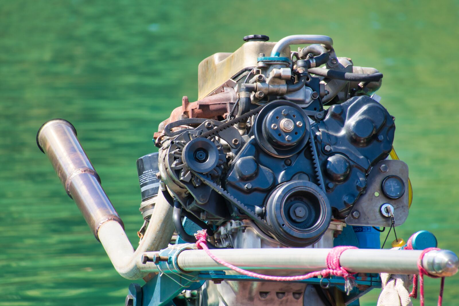 Canon PowerShot G3 X sample photo. Boat motor, thailand, motor photography