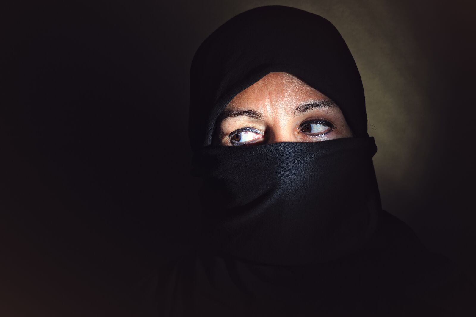 Nikon D700 sample photo. Muslim, woman, veil photography