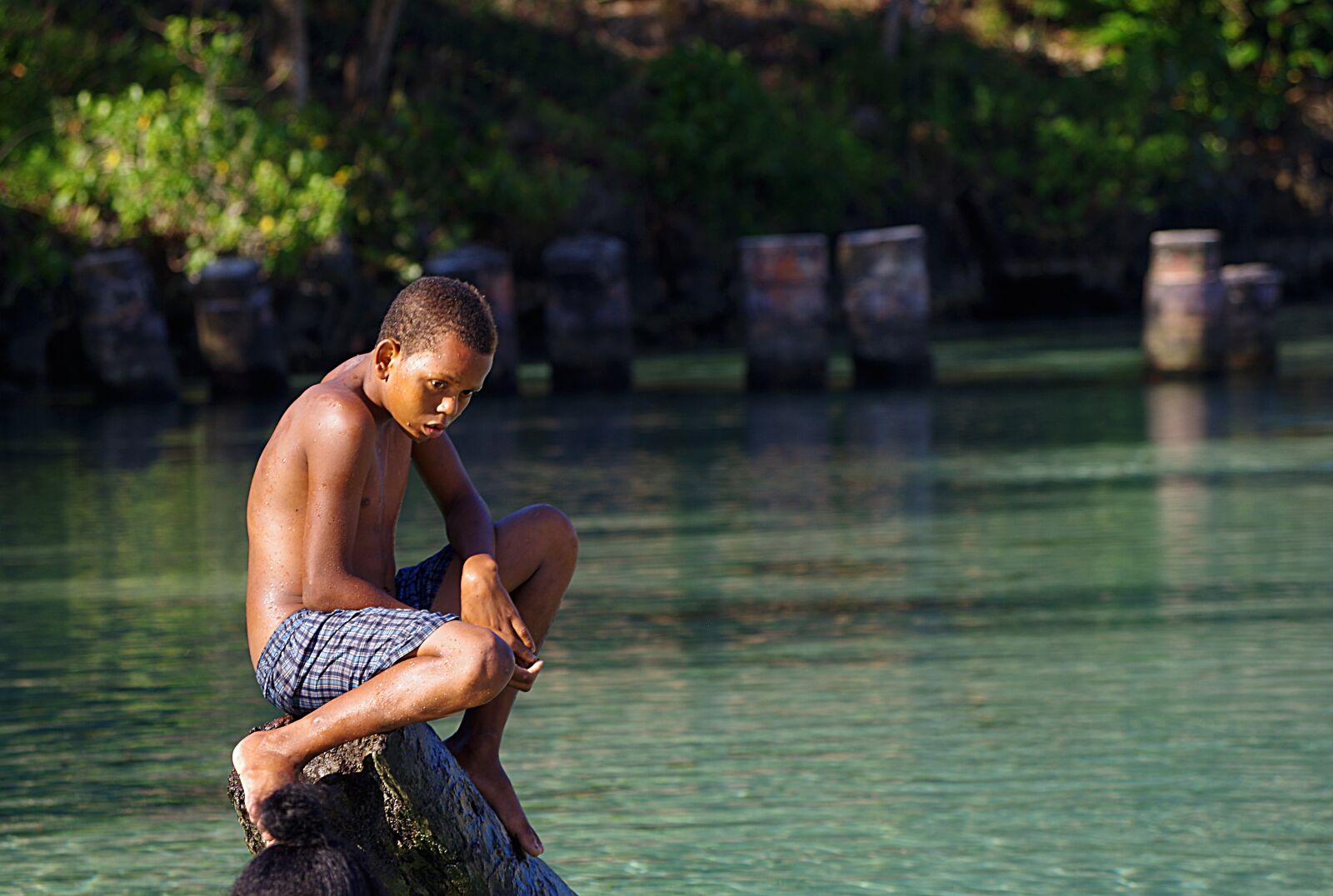 Pentax K-50 sample photo. Child, nature, dominican photography
