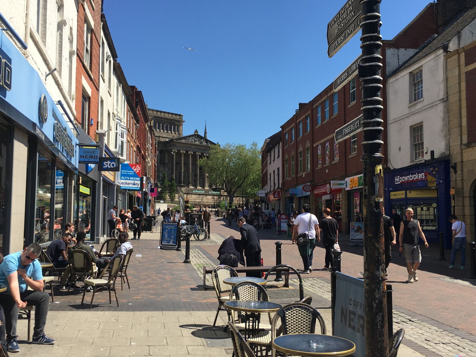 Apple iPhone 6s sample photo. Friargate, preston, city centre photography