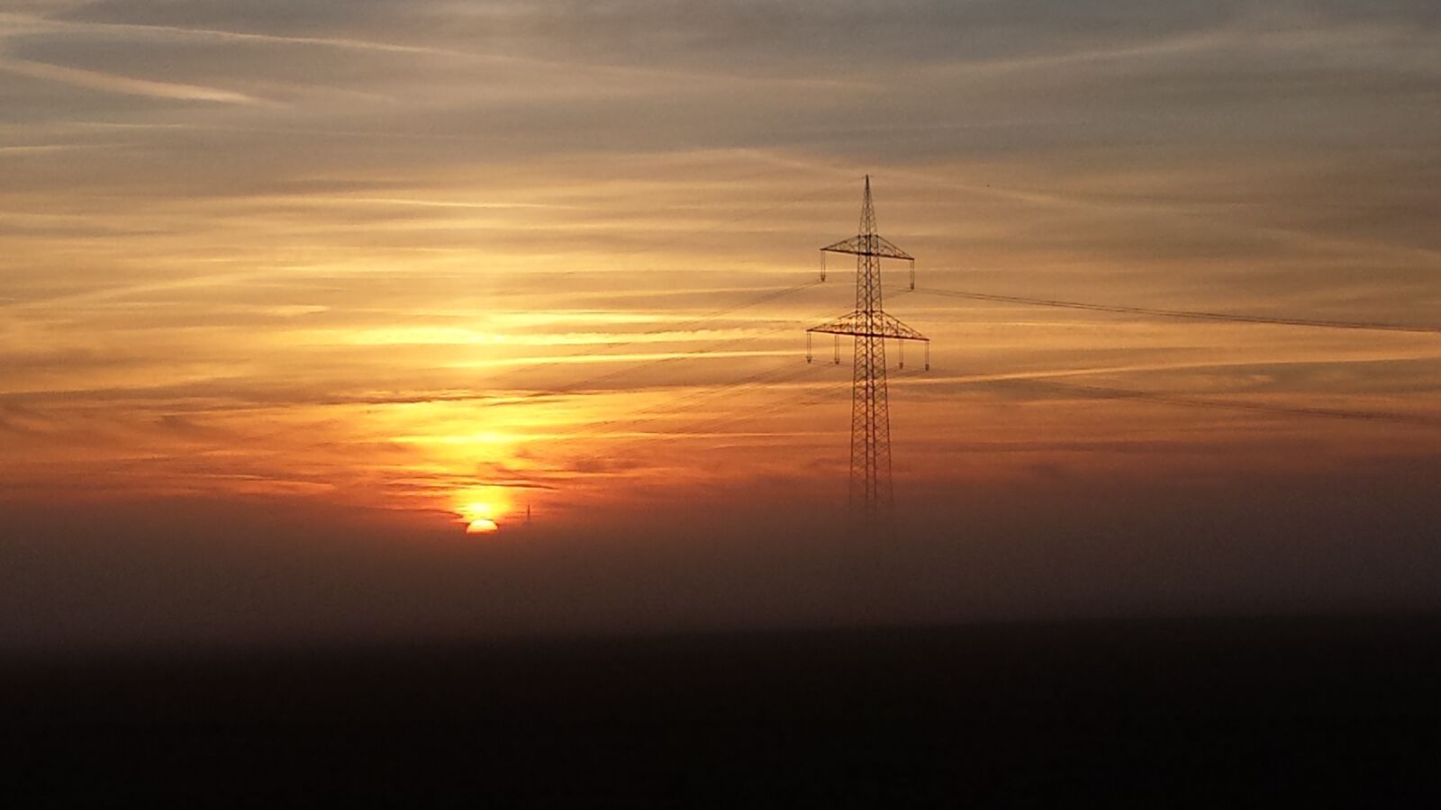 Samsung Galaxy S4 sample photo. Sunrise, electric, sky photography