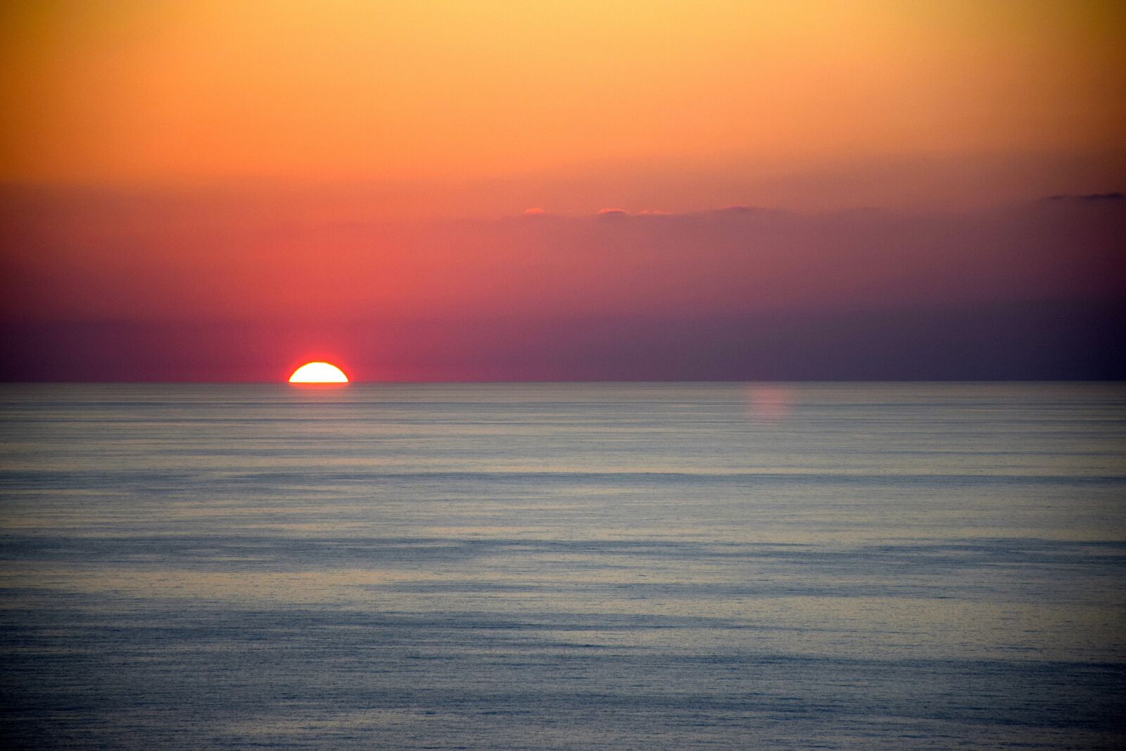 Nikon D5300 sample photo. Sunset, sun, sea photography