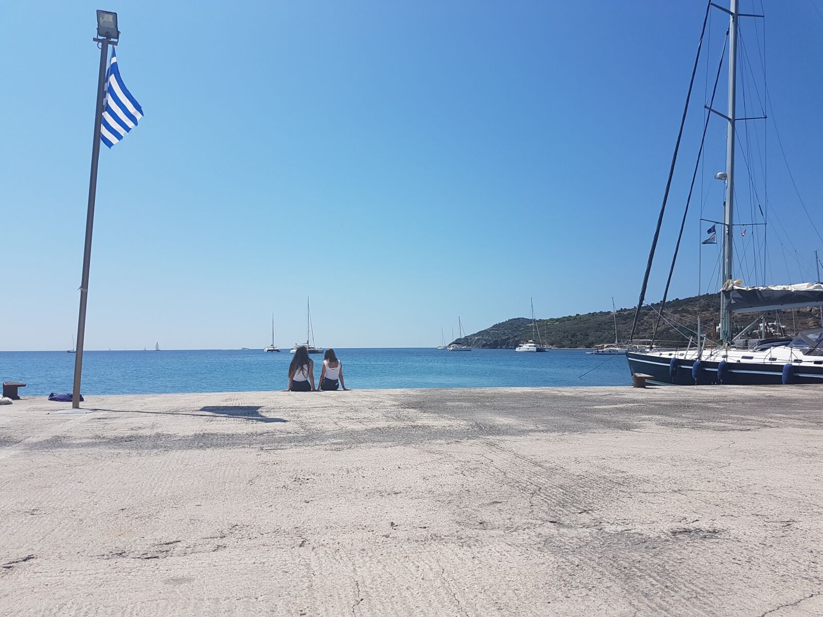 Samsung Galaxy S7 Edge sample photo. Marina, greece, sea photography