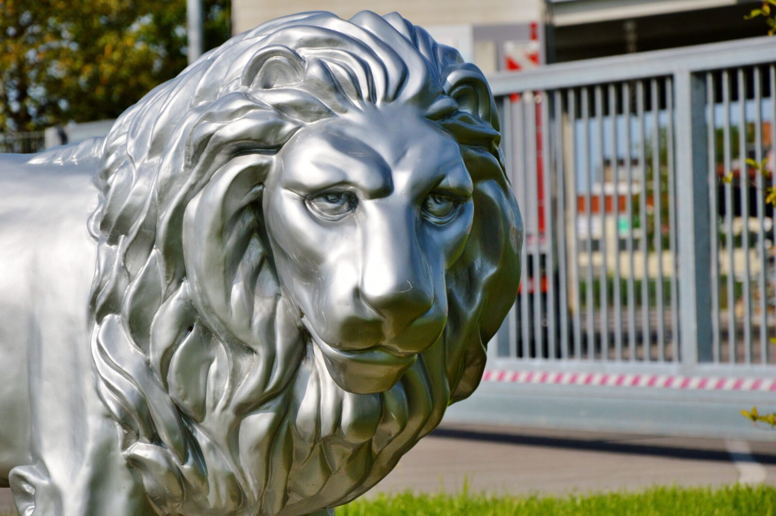 Nikon D3200 sample photo. Lion, sculpture, figure photography