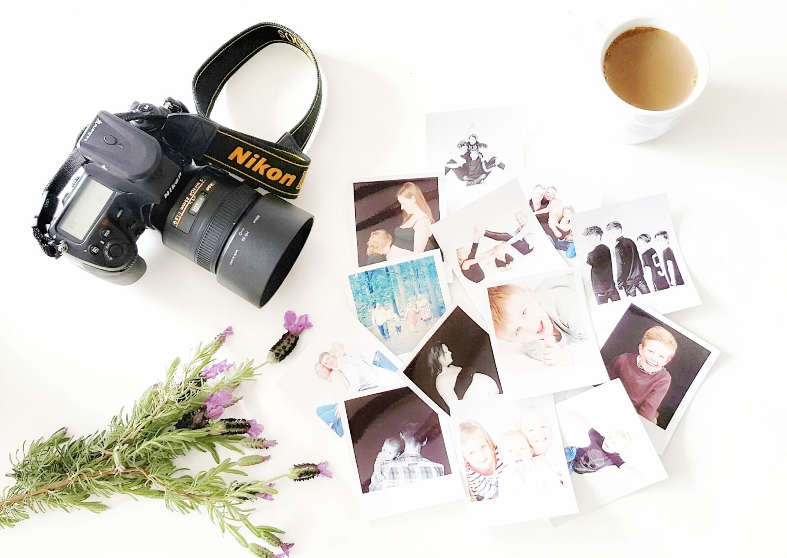 Samsung Galaxy S6 sample photo. Camera, flat lay, coffee photography