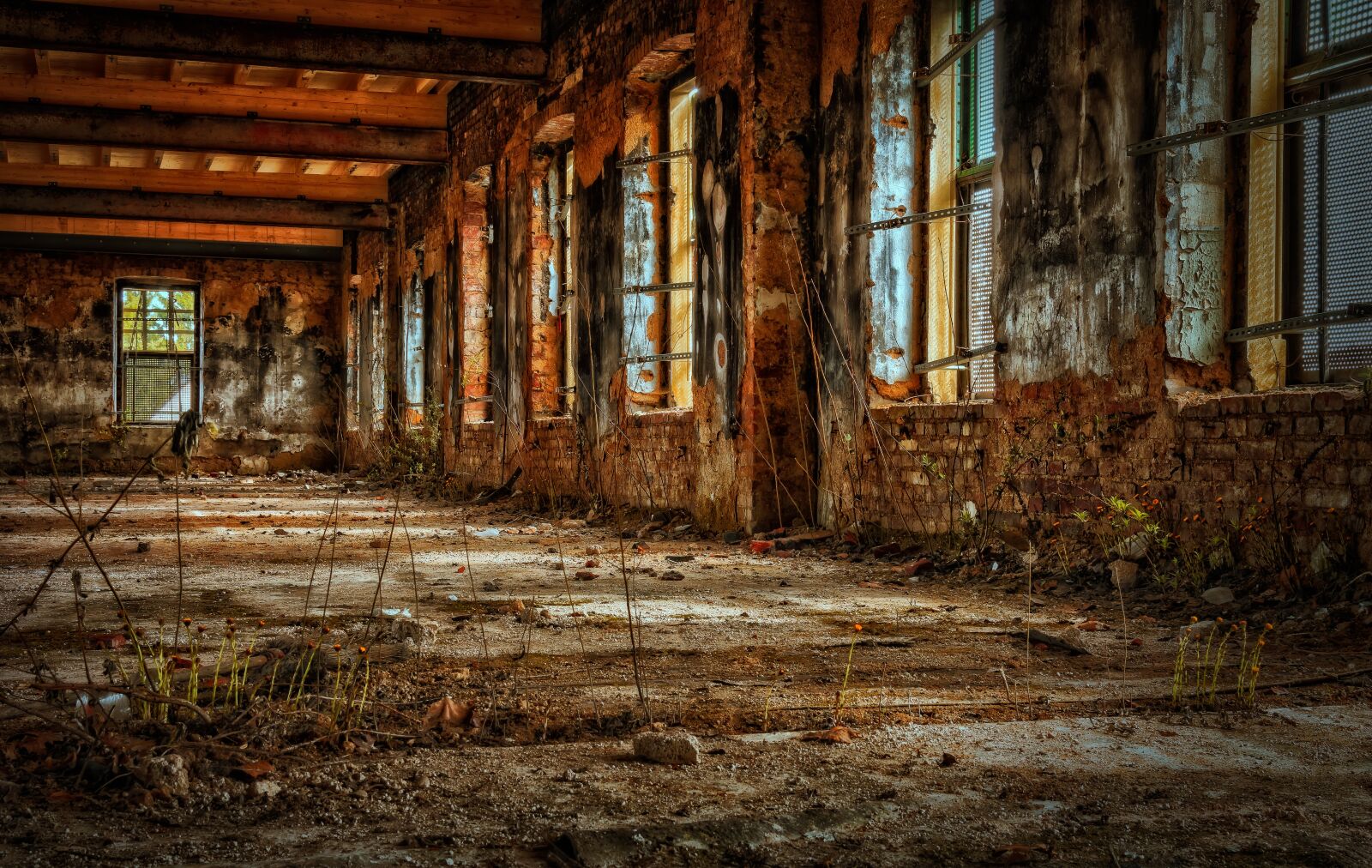 Nikon D3300 sample photo. Factory, hall, empty photography