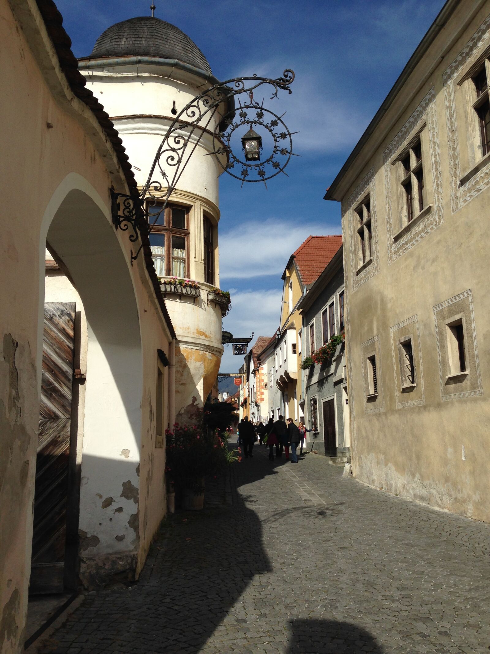 iPhone 5c back camera 4.12mm f/2.4 sample photo. Austria, durnstein, city photography