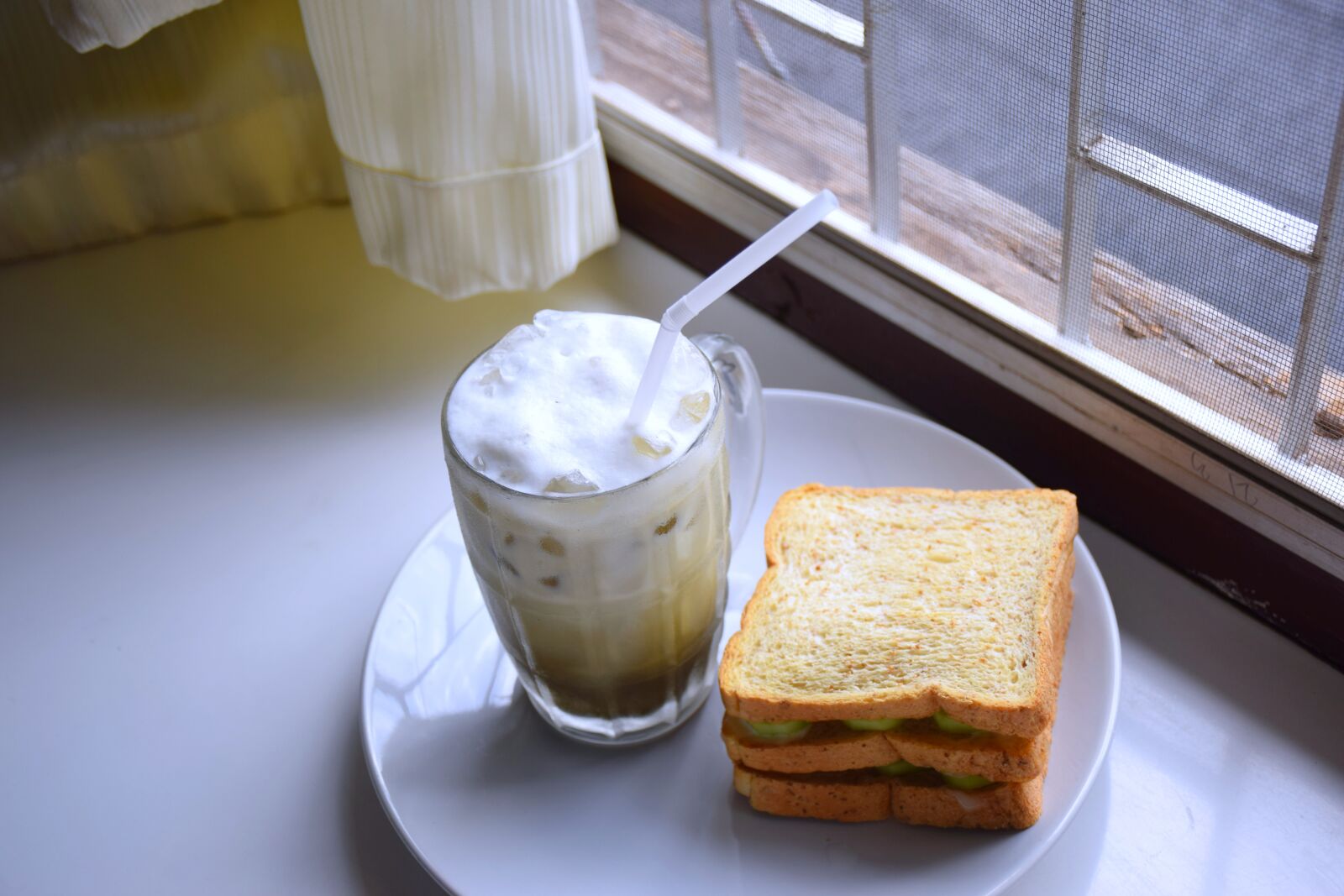 Nikon D5300 sample photo. Beverage, milk, green tea photography
