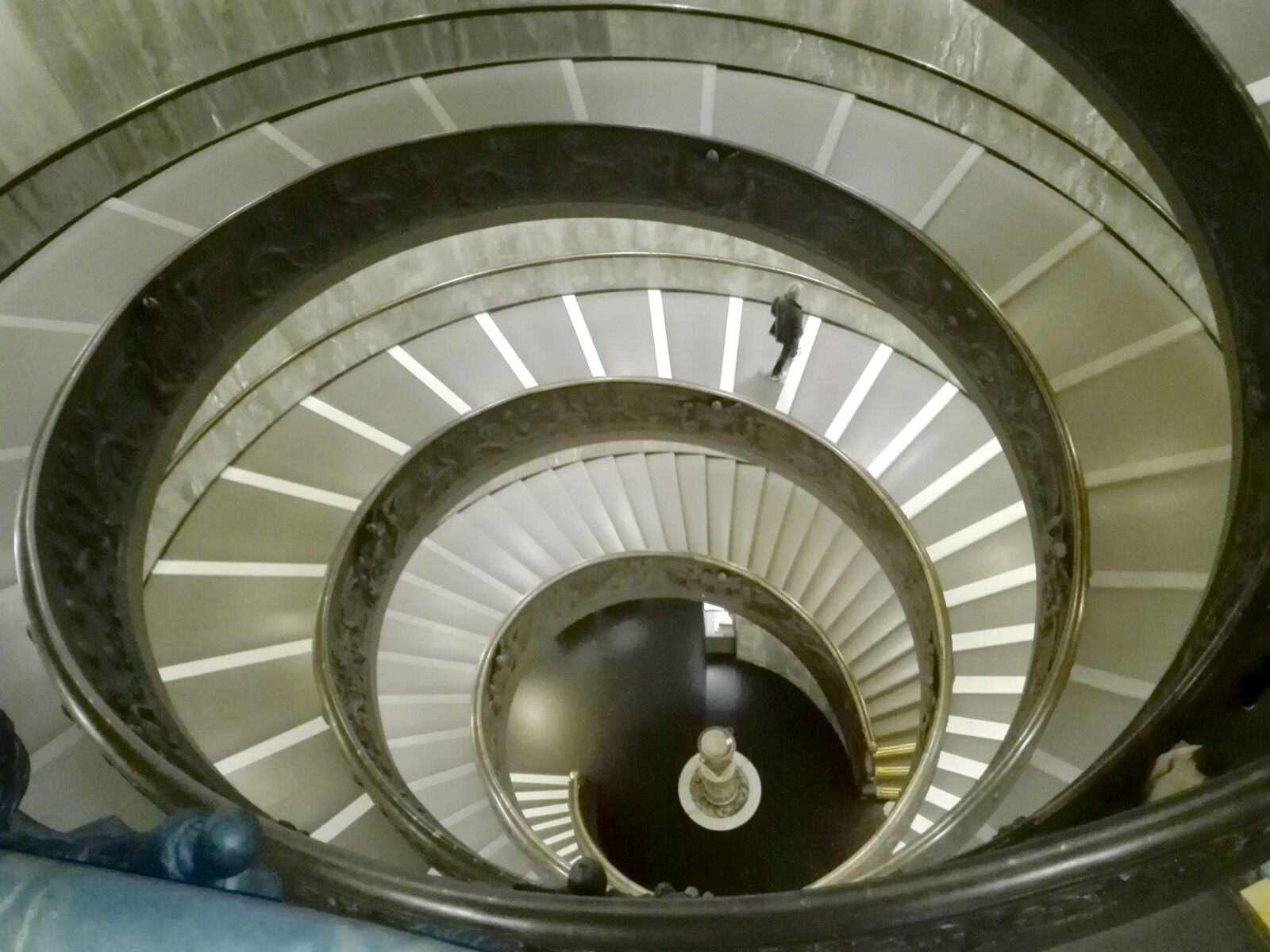 HUAWEI P8 Lite sample photo. Staircase, vatican museums, vatican photography