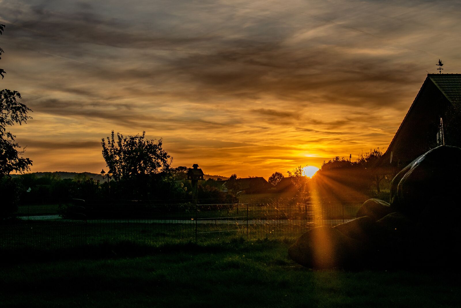 Nikon D5300 sample photo. Ambience, sunset, farm photography