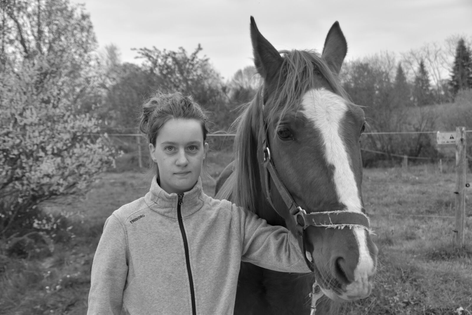 Nikon D5600 sample photo. Young girl with horse photography
