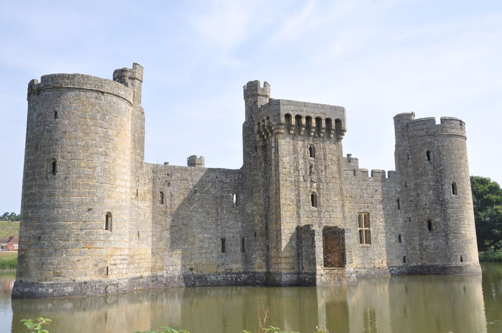 Nikon D5000 sample photo. England, castle, bodiam photography