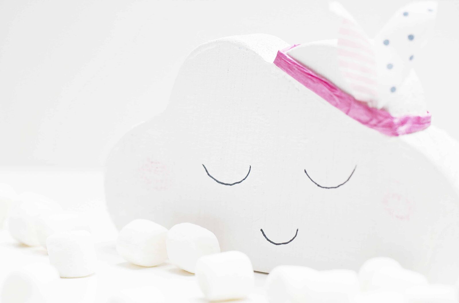 Canon EOS 100D (EOS Rebel SL1 / EOS Kiss X7) sample photo. Paper toy, cloud, sleep photography