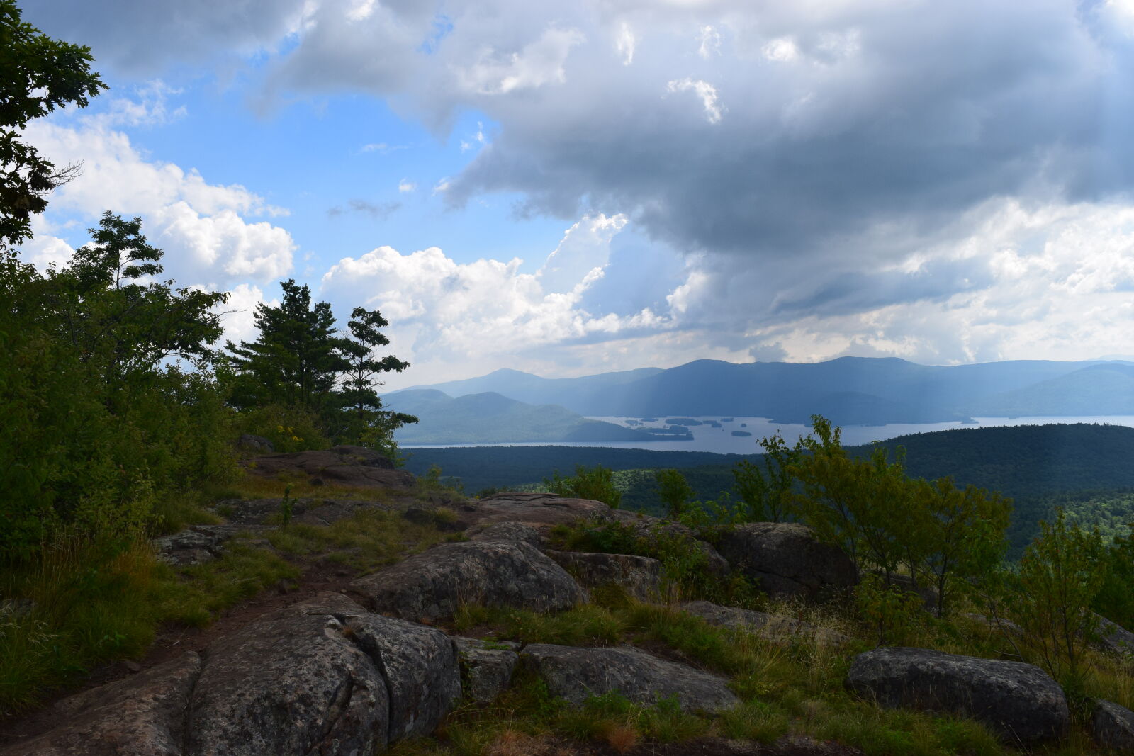 Nikon D3300 sample photo. Adirondacks, clouds, forest, mountain photography