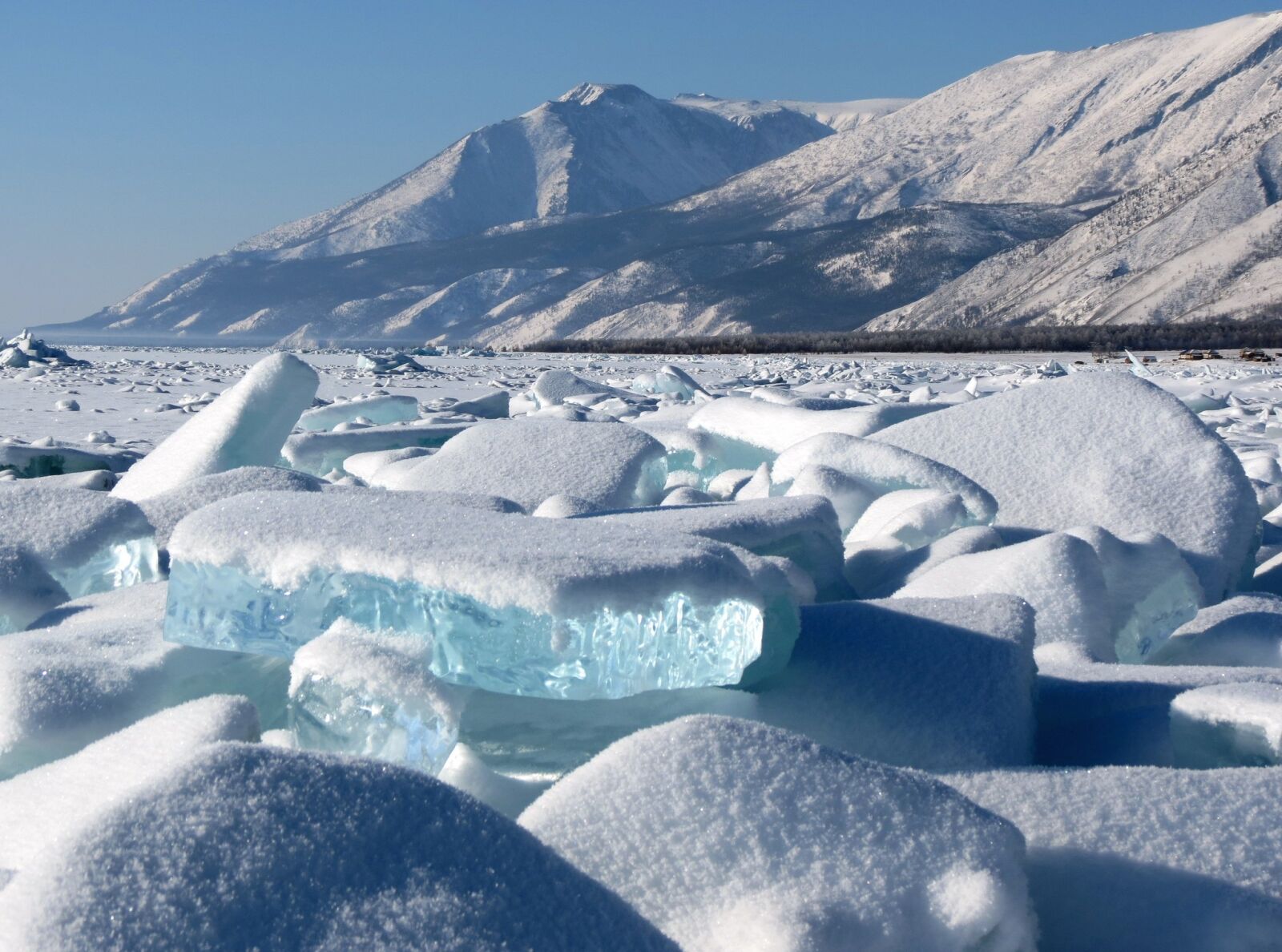 Canon PowerShot SX40 HS sample photo. Baikal, lake, ice photography