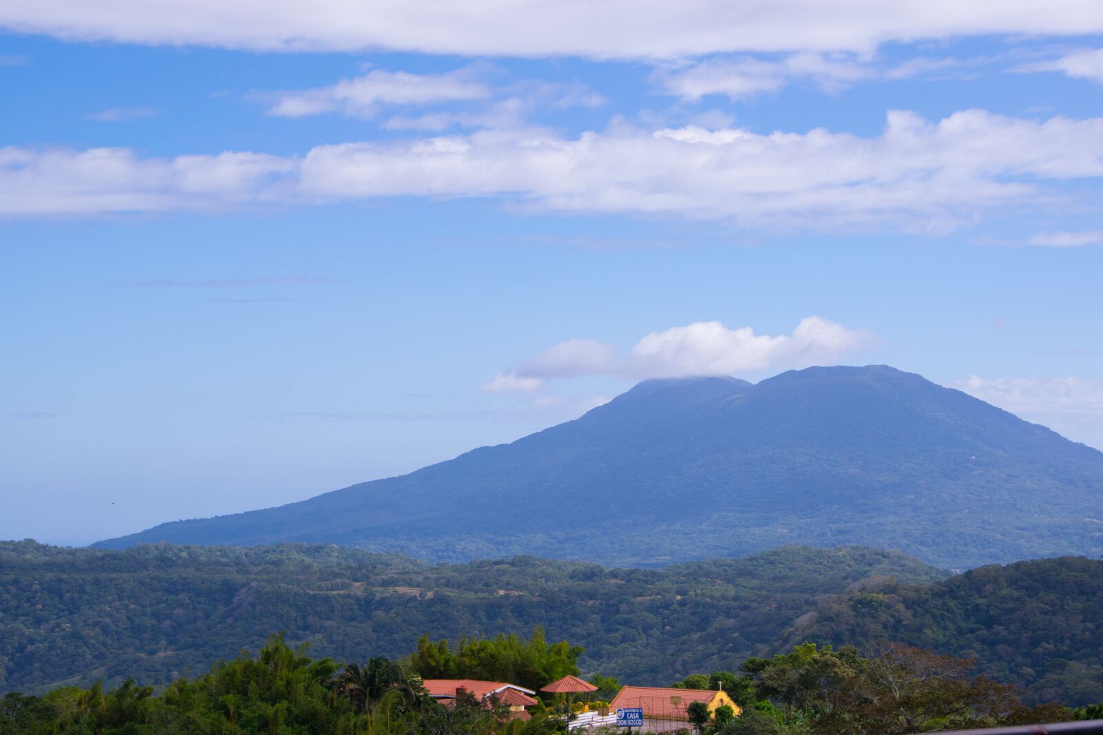 Nikon D5300 sample photo. Volcano, green, forest photography