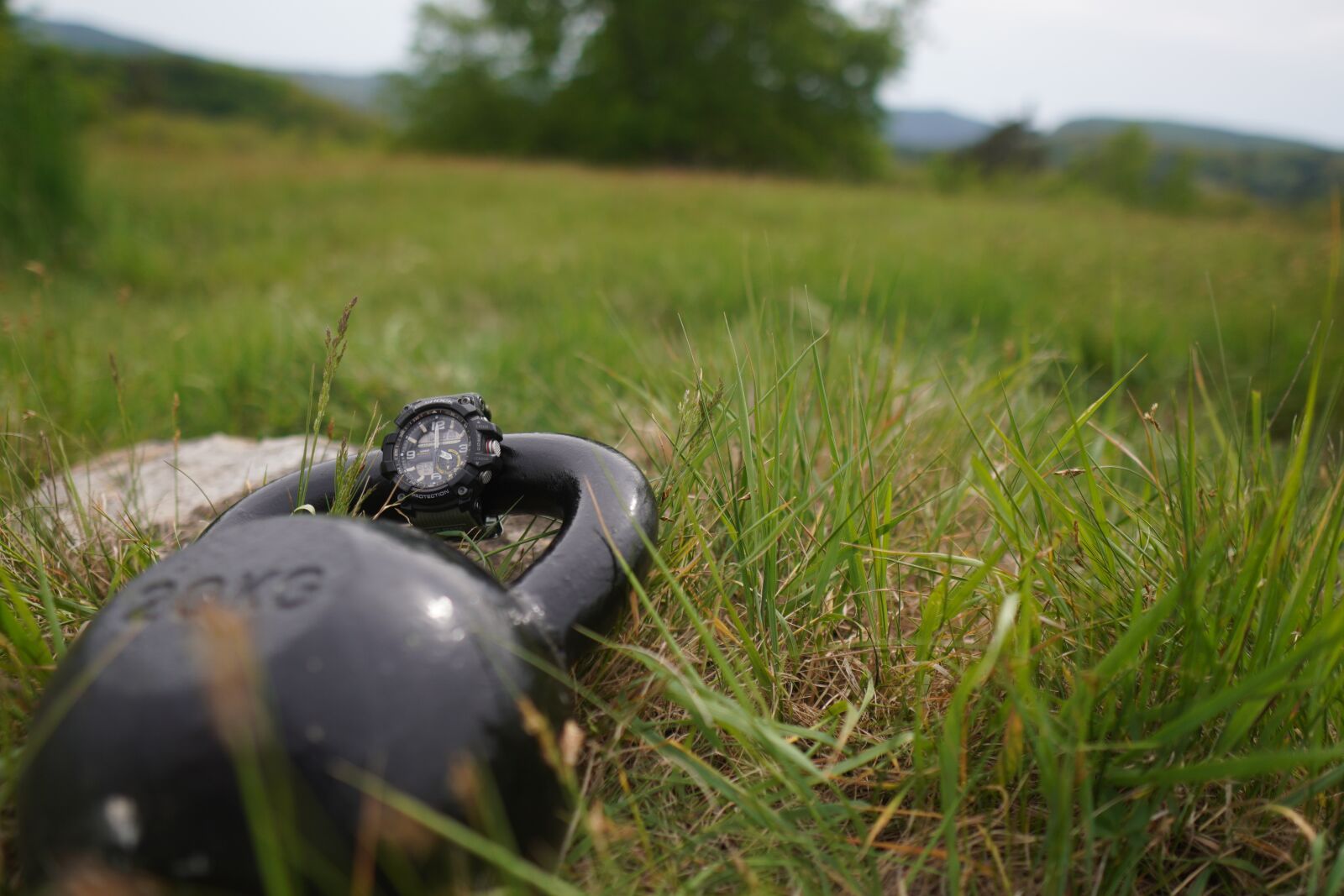 Sony a6400 + Sigma 16mm F1.4 DC DN | C sample photo. Kettlebell, exercise, crossfit photography