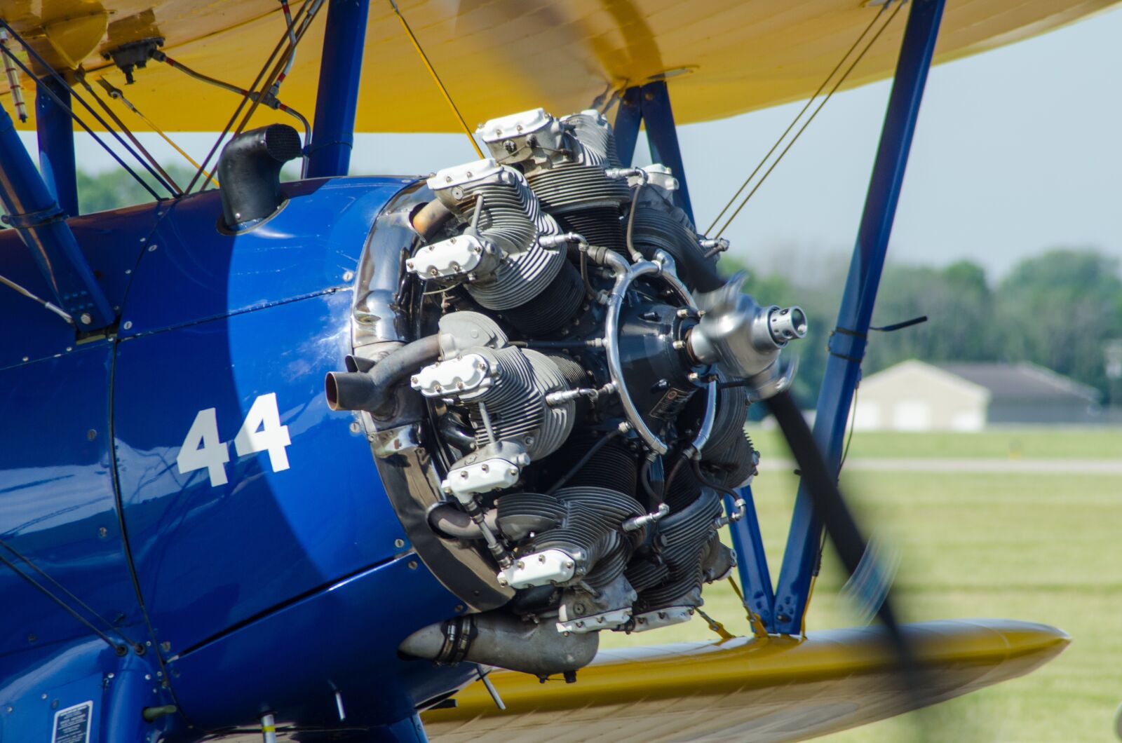 Nikon D7000 sample photo. Radial, engine, wwii photography