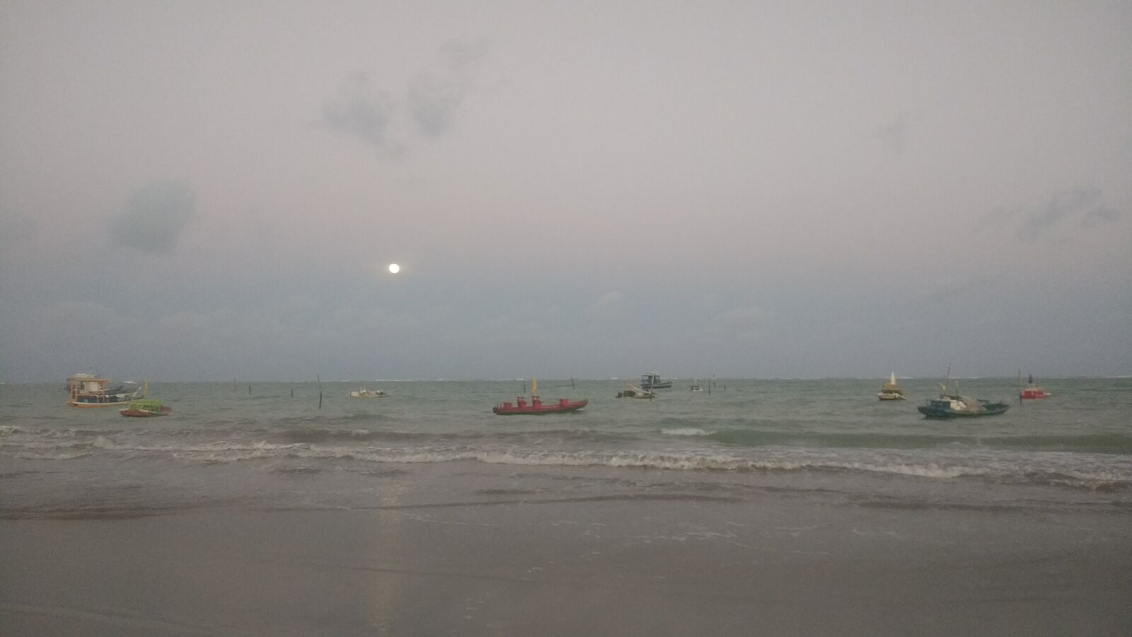 Motorola Moto G (4) sample photo. Beach, cloudy, mar photography