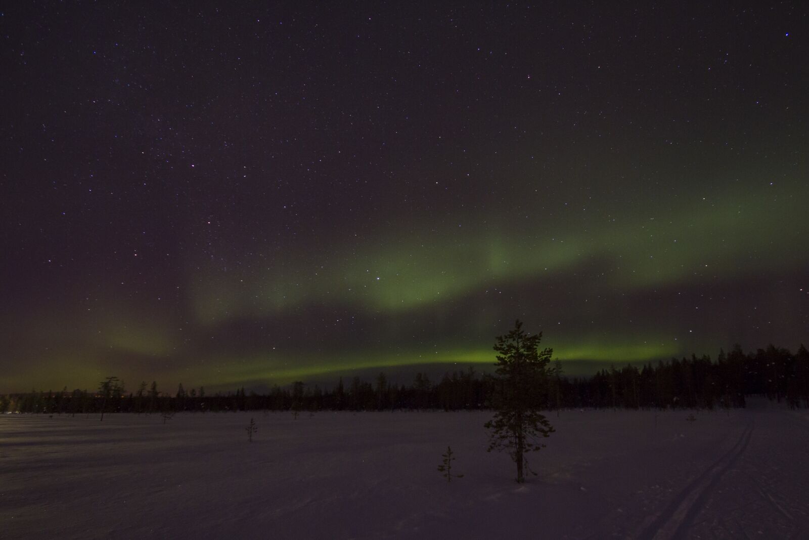 Canon EOS 7D sample photo. Lapland, winter, aurora photography