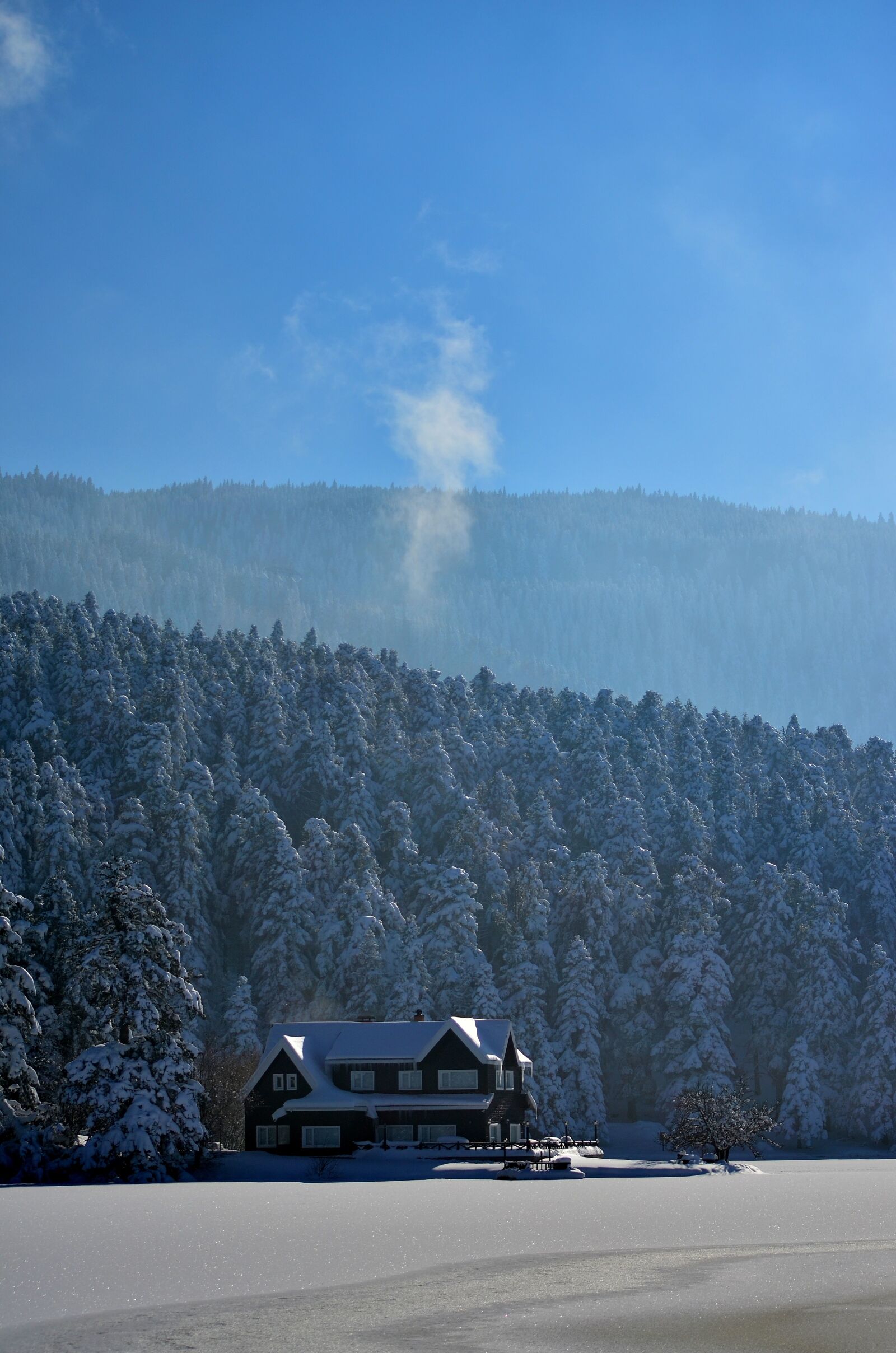 Nikon D5100 sample photo. Bolu, abant, winter photography