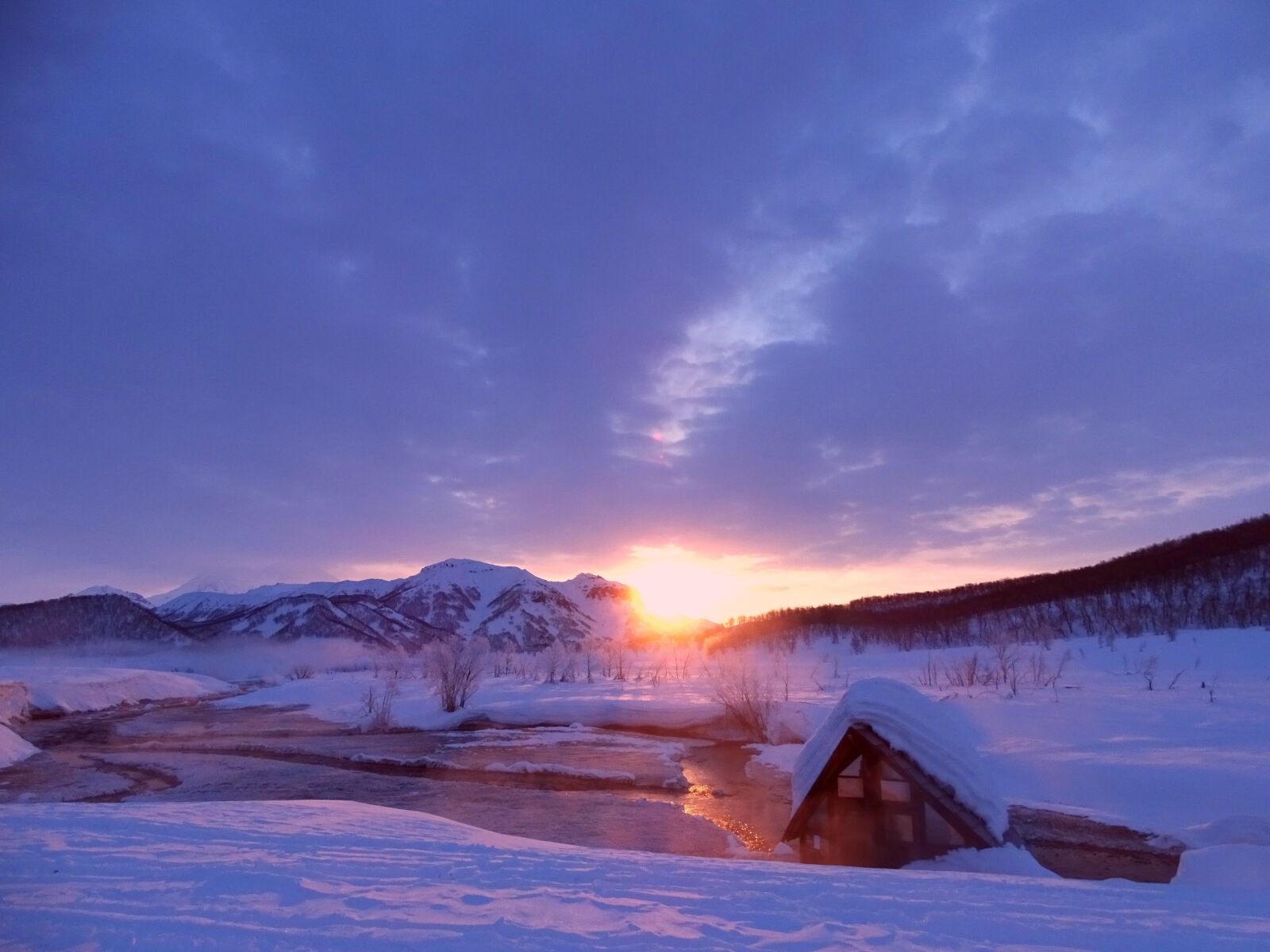 Sony DSC-HX400 sample photo. Sunrise, dawn, forest photography