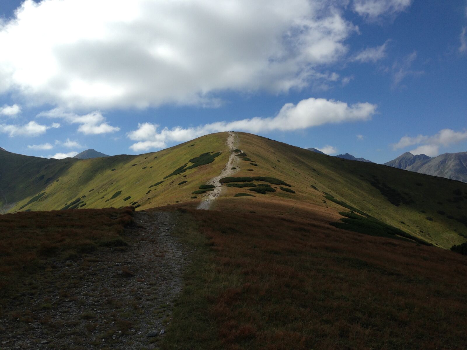 Apple iPhone 5c sample photo. Tatra, mountains, trail photography