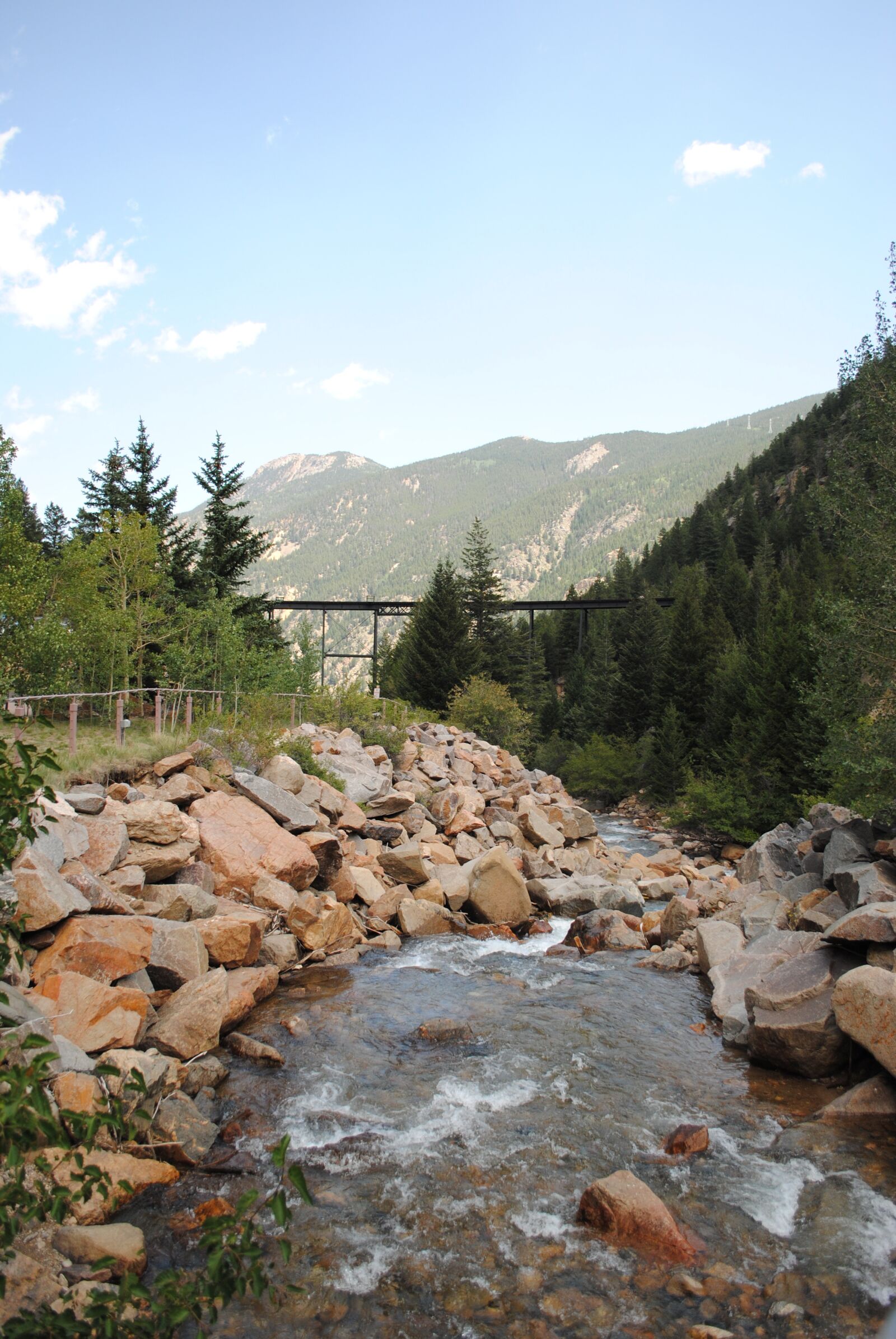 Nikon D3000 sample photo. Railroad bridge, river, river photography