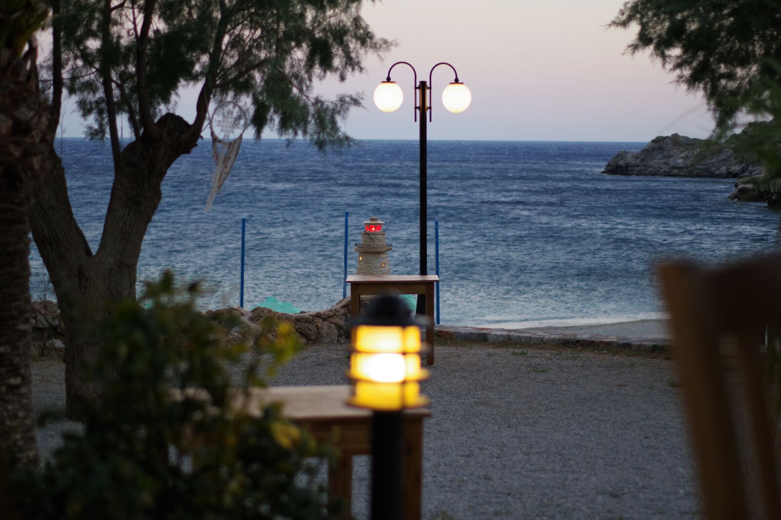 Pentax K-70 sample photo. Greece, sea, tree photography
